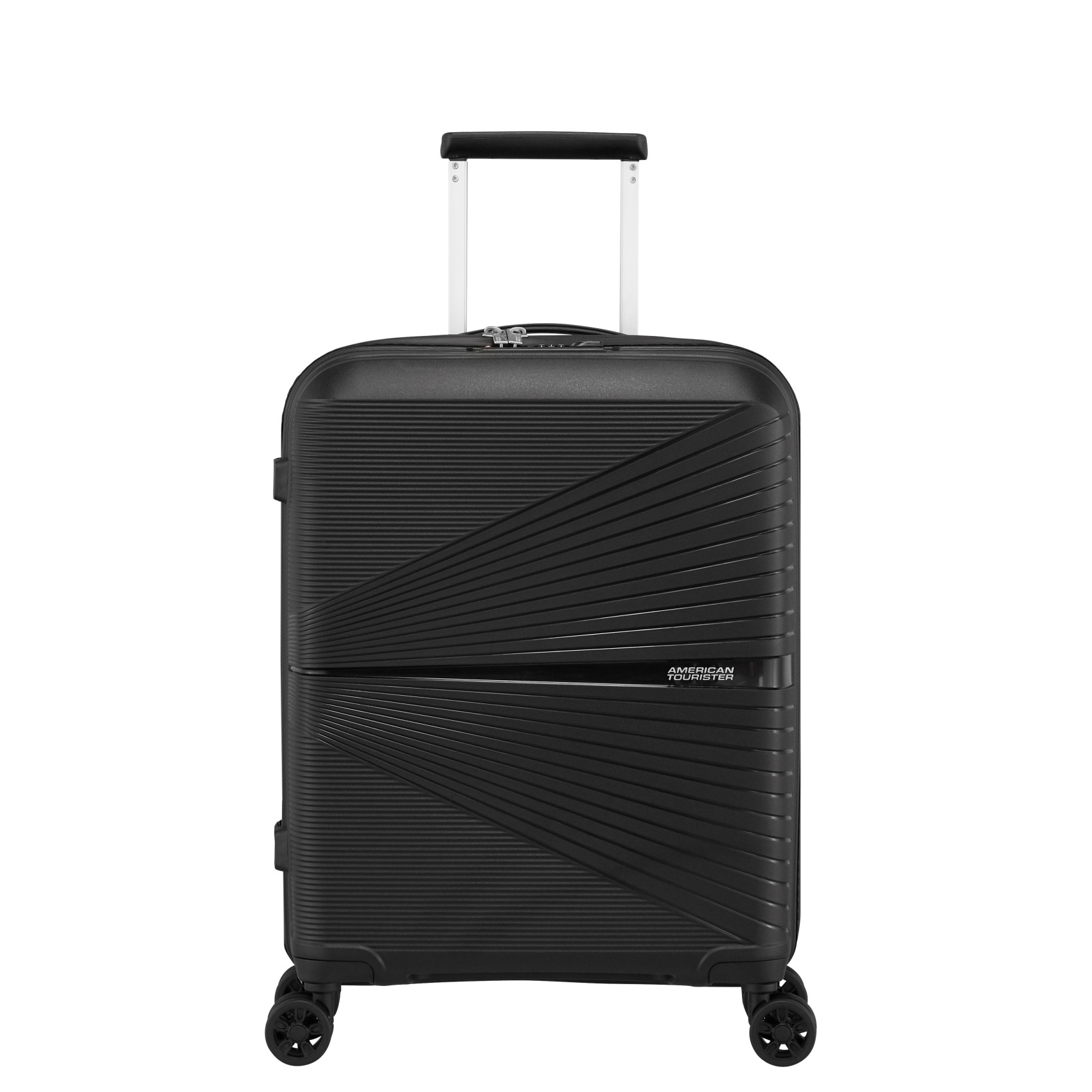 Airconic 4-wheel carry-on suitcase Black