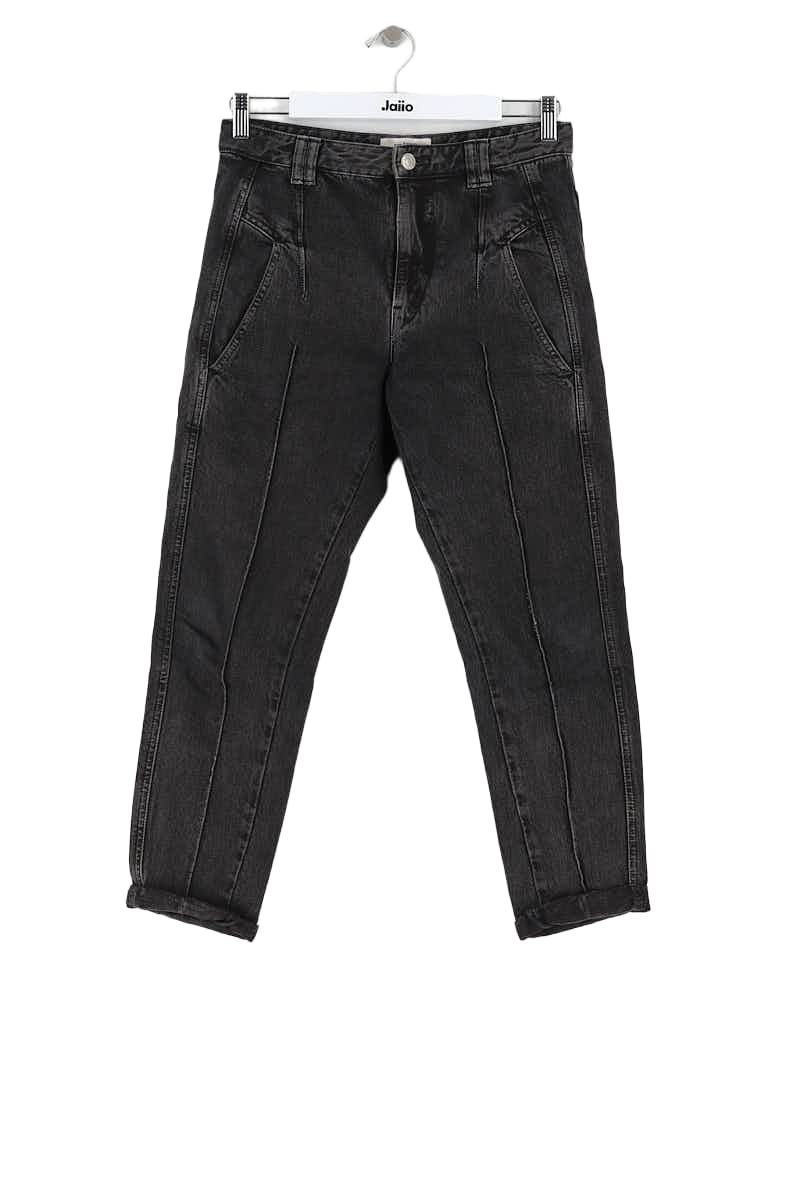 - Straight-leg jeans
- 5 pockets
- Straight cut
- Faded effect ISABEL MARANT - Seconde Main Black