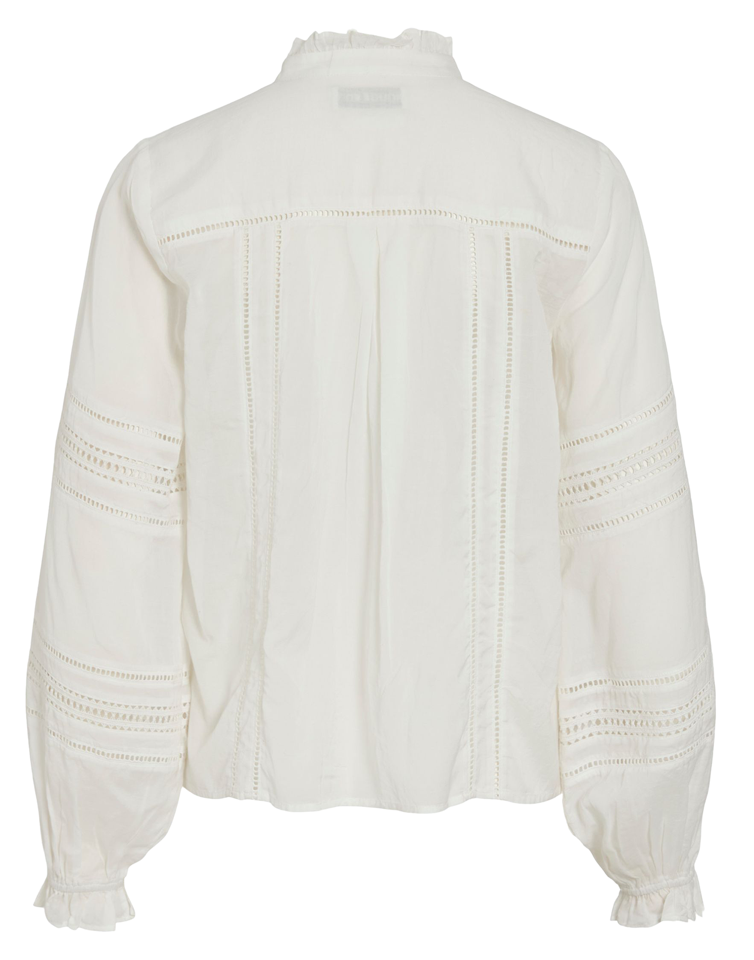 Straight-cut cotton-blend shirt ROUGE EDIT Beige