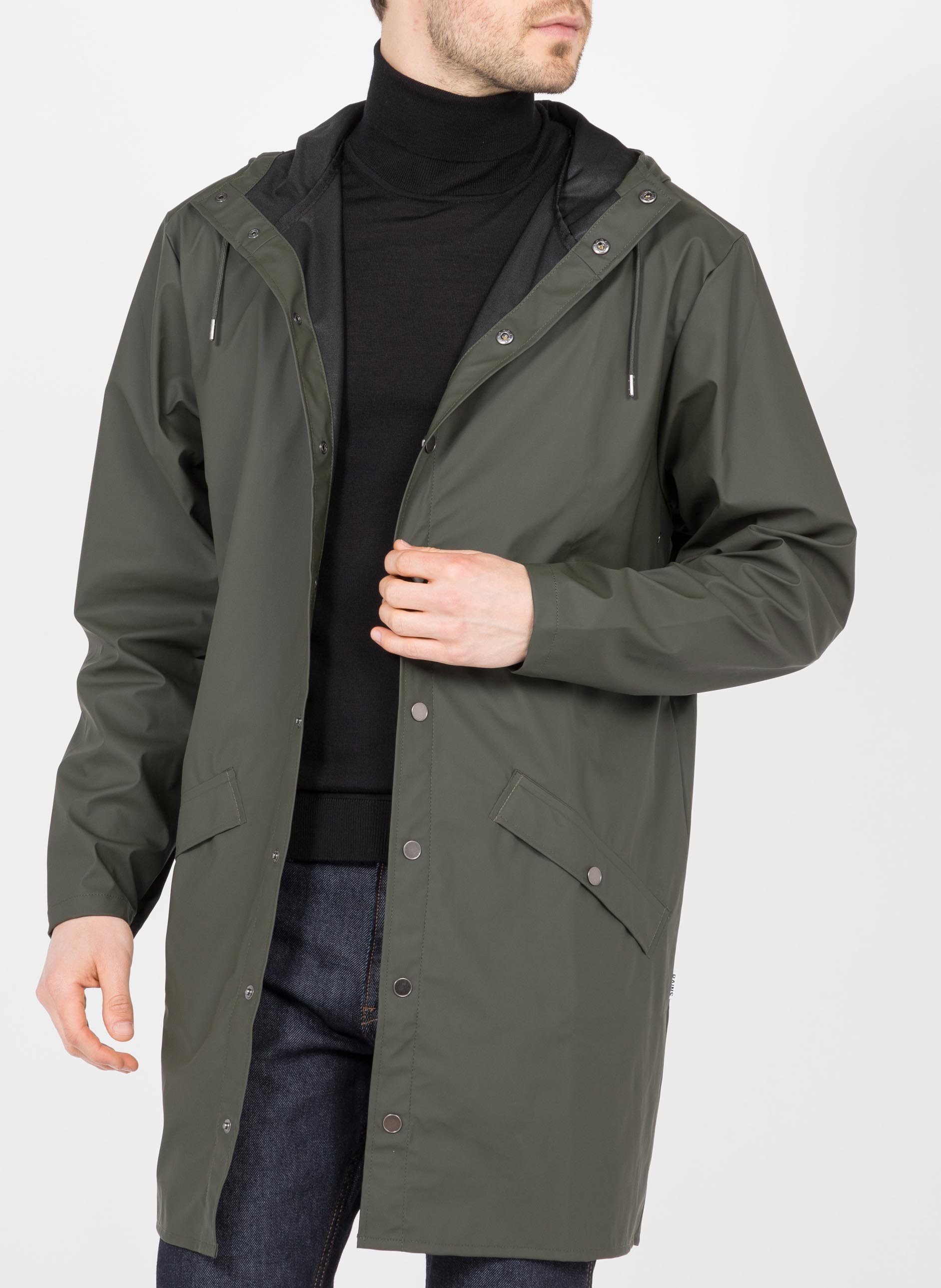 Coupe-vent imperméable à capuche RAINS