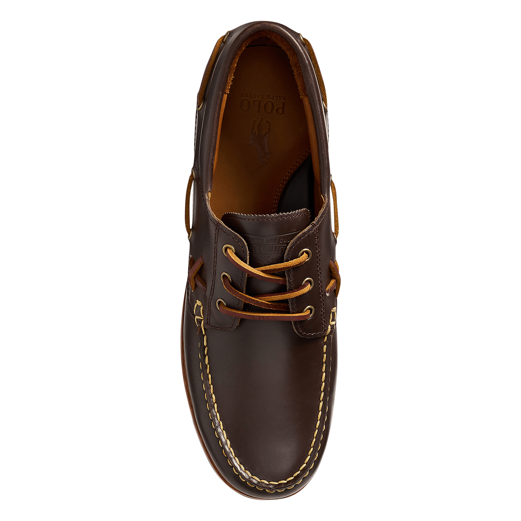 Arthus leather Derby shoes  POLO RALPH LAUREN Brown