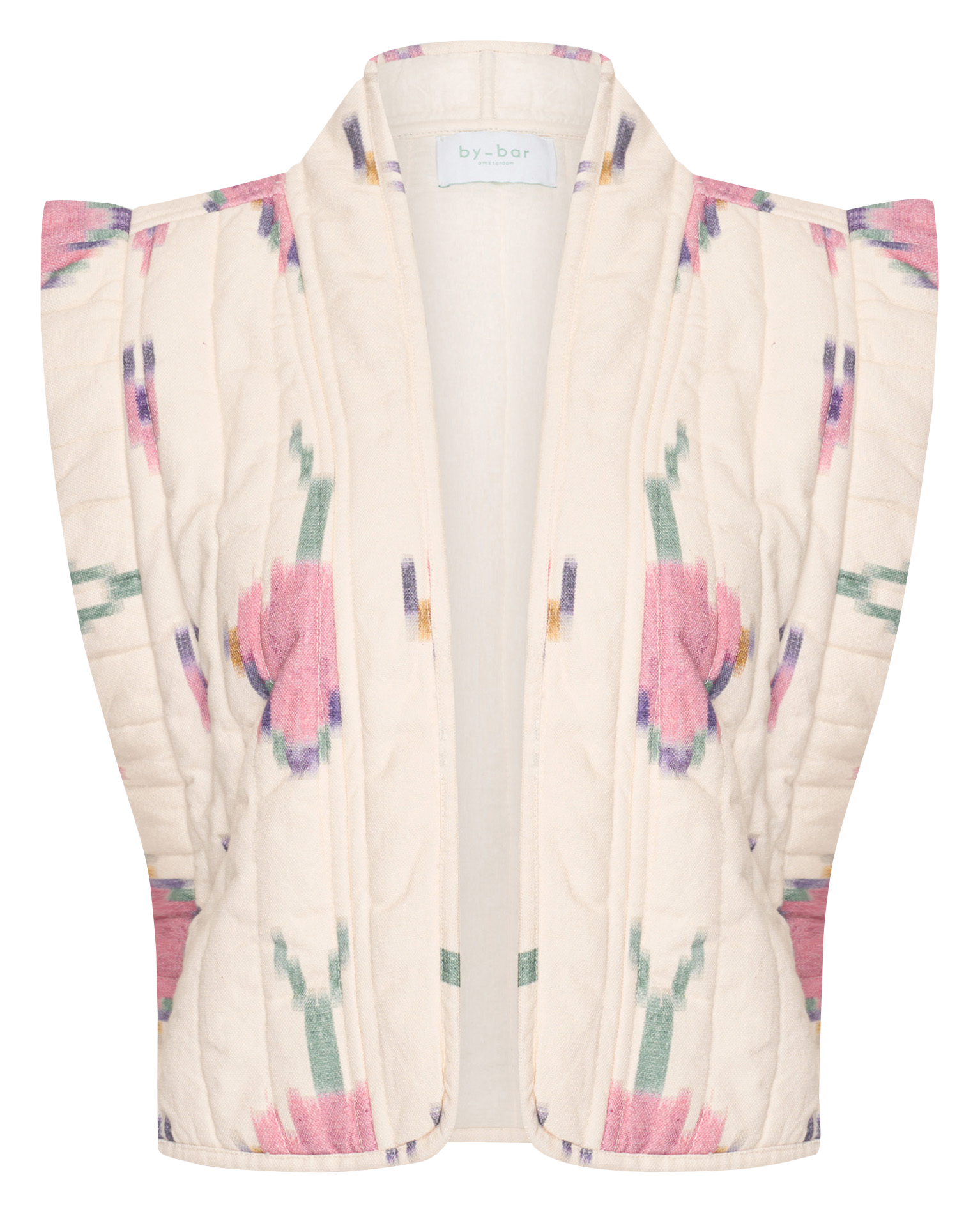 Kurze und weite Jacke mit Muster BY BAR Mehrfarbig