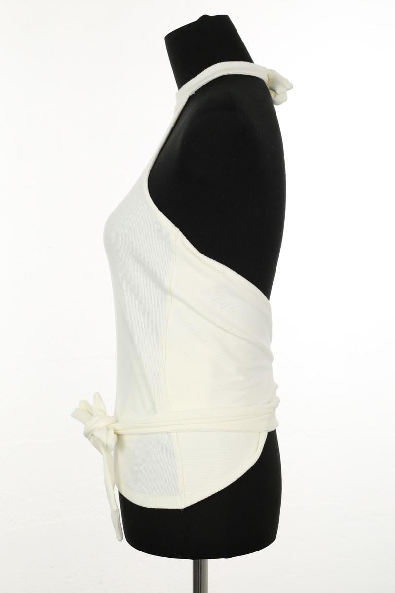 Azawood sleeveless top SEZANE - Seconde main White