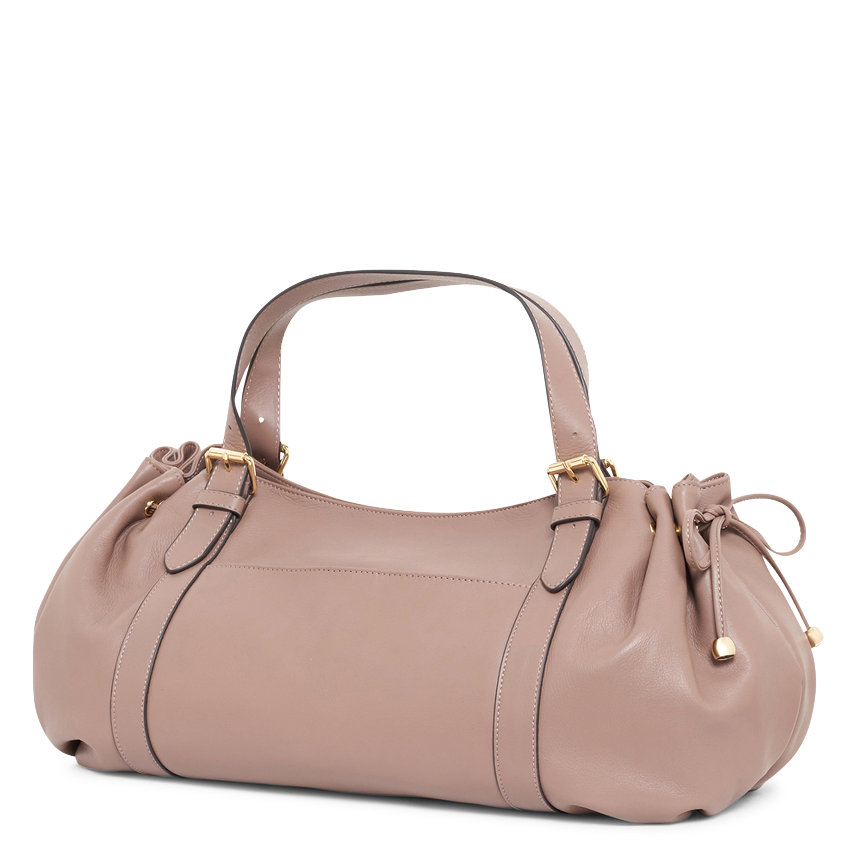 Bowlingtasche aus genarbtem Leder mit Reißverschluss GERARD DAREL Rosa