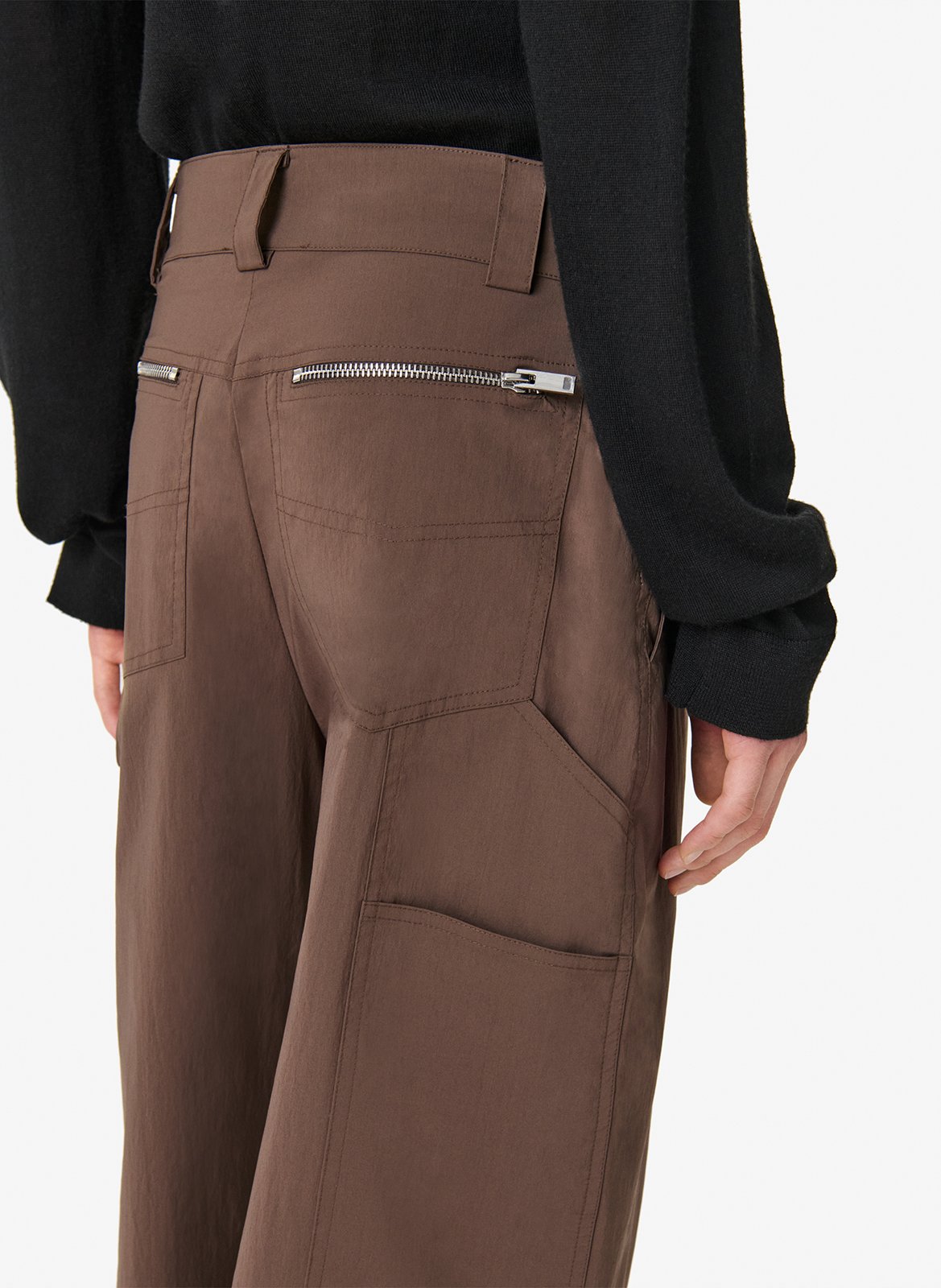 Wide-leg pants IRO Brown