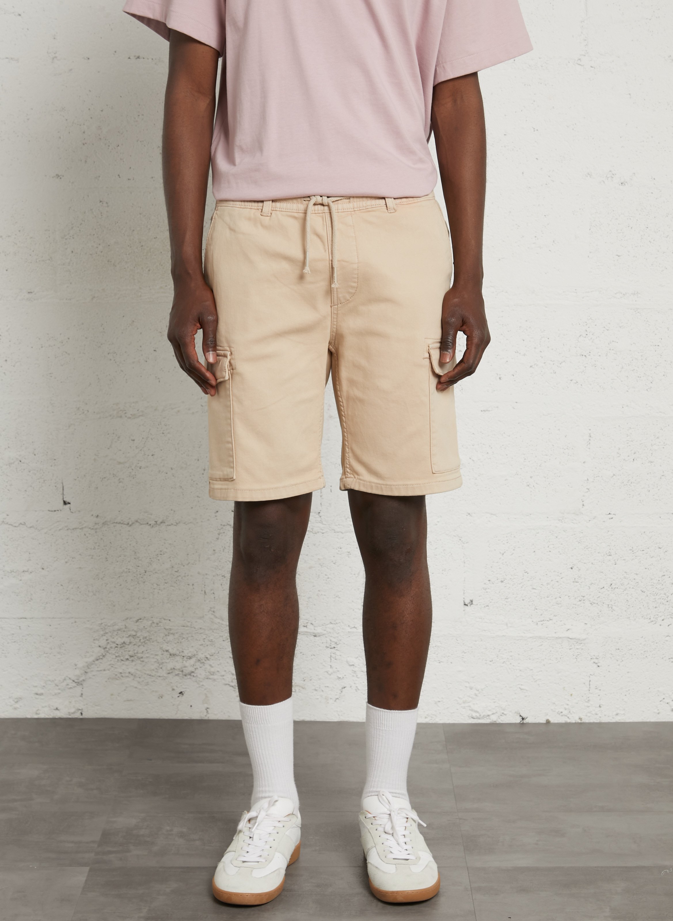 Short en coton PEPE JEANS Beige
