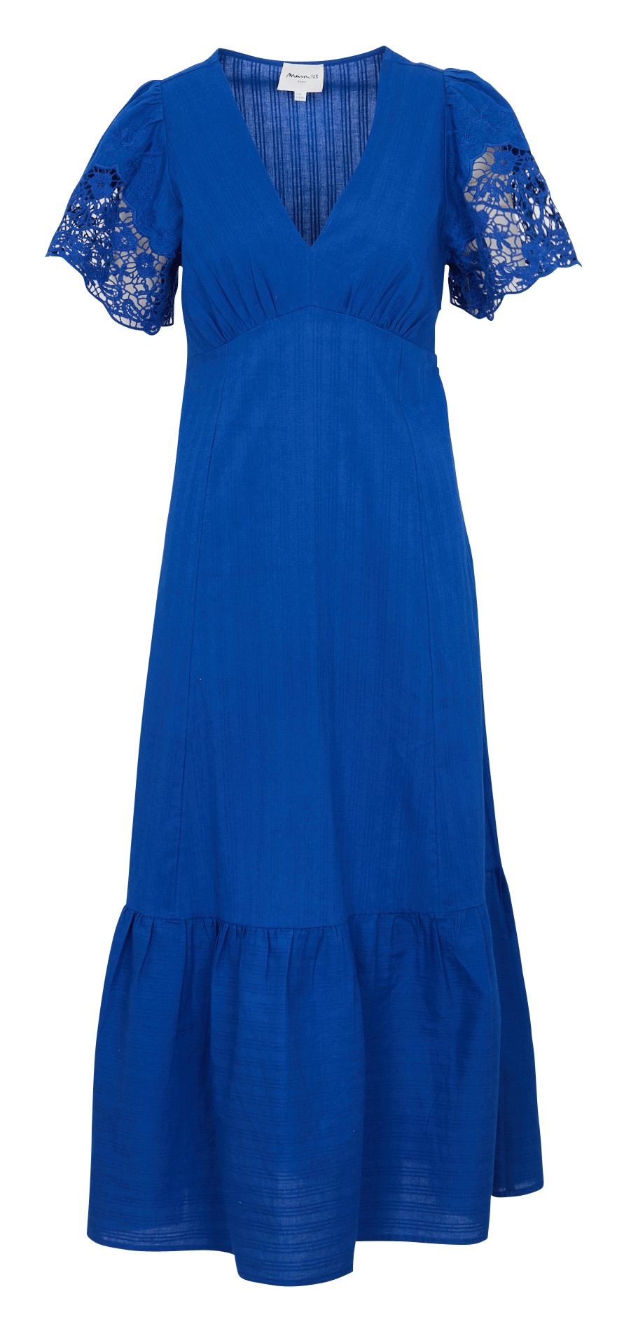 Long V-neck dress MAISON 123 Blue