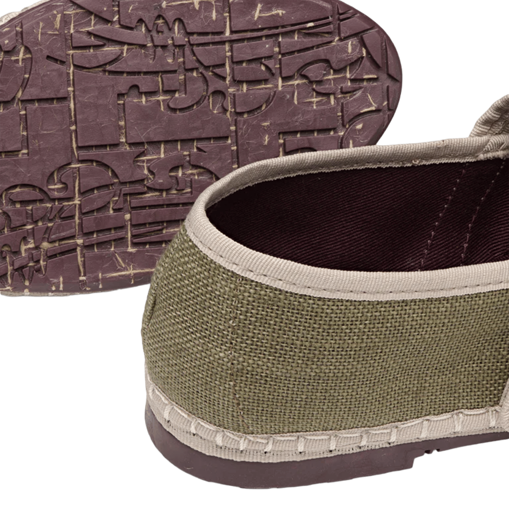 Ballerines en coton FLABELUS Vert