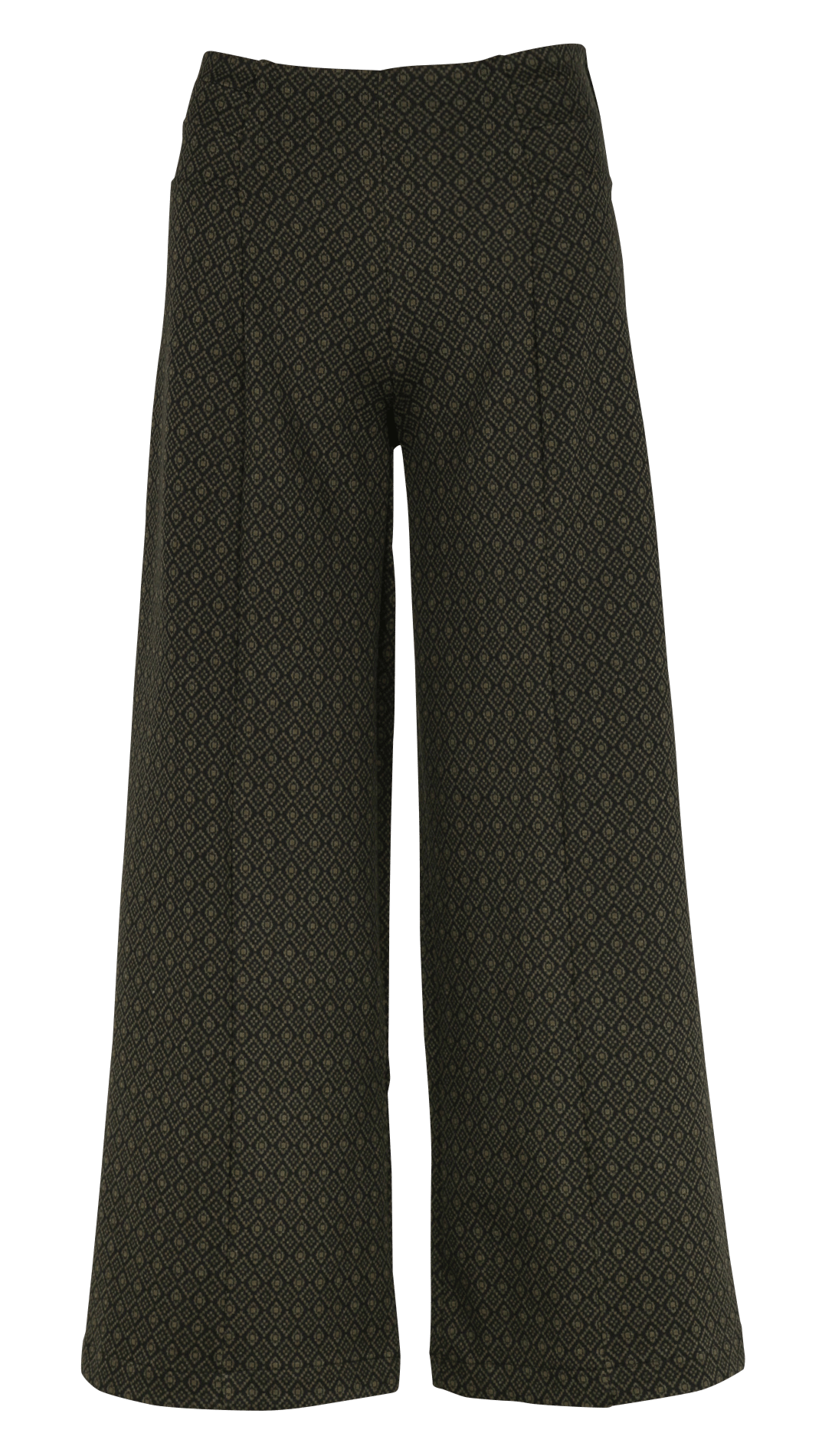 Printed wide-leg pants LA FEE MARABOUTEE Green