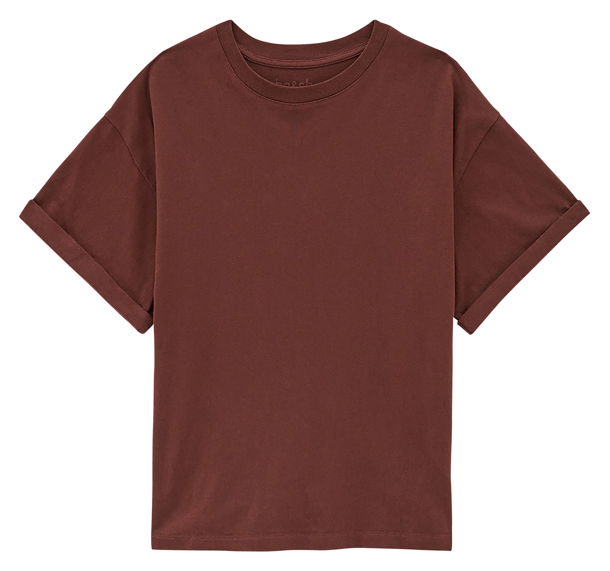 Tee-shirt manches courtes en coton BA&SH Rouge