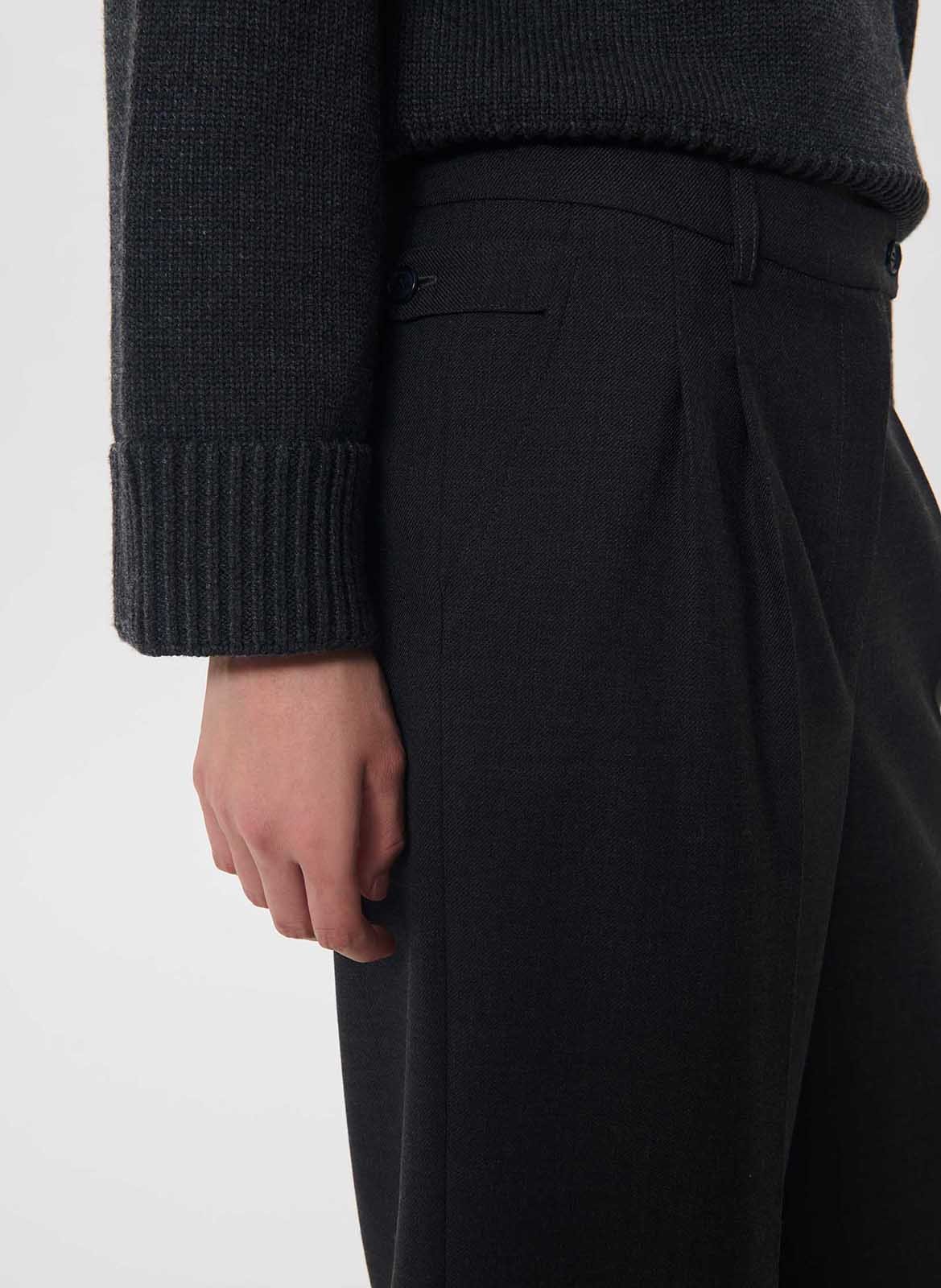 Pantalon large taille haute TARA JARMON Gris