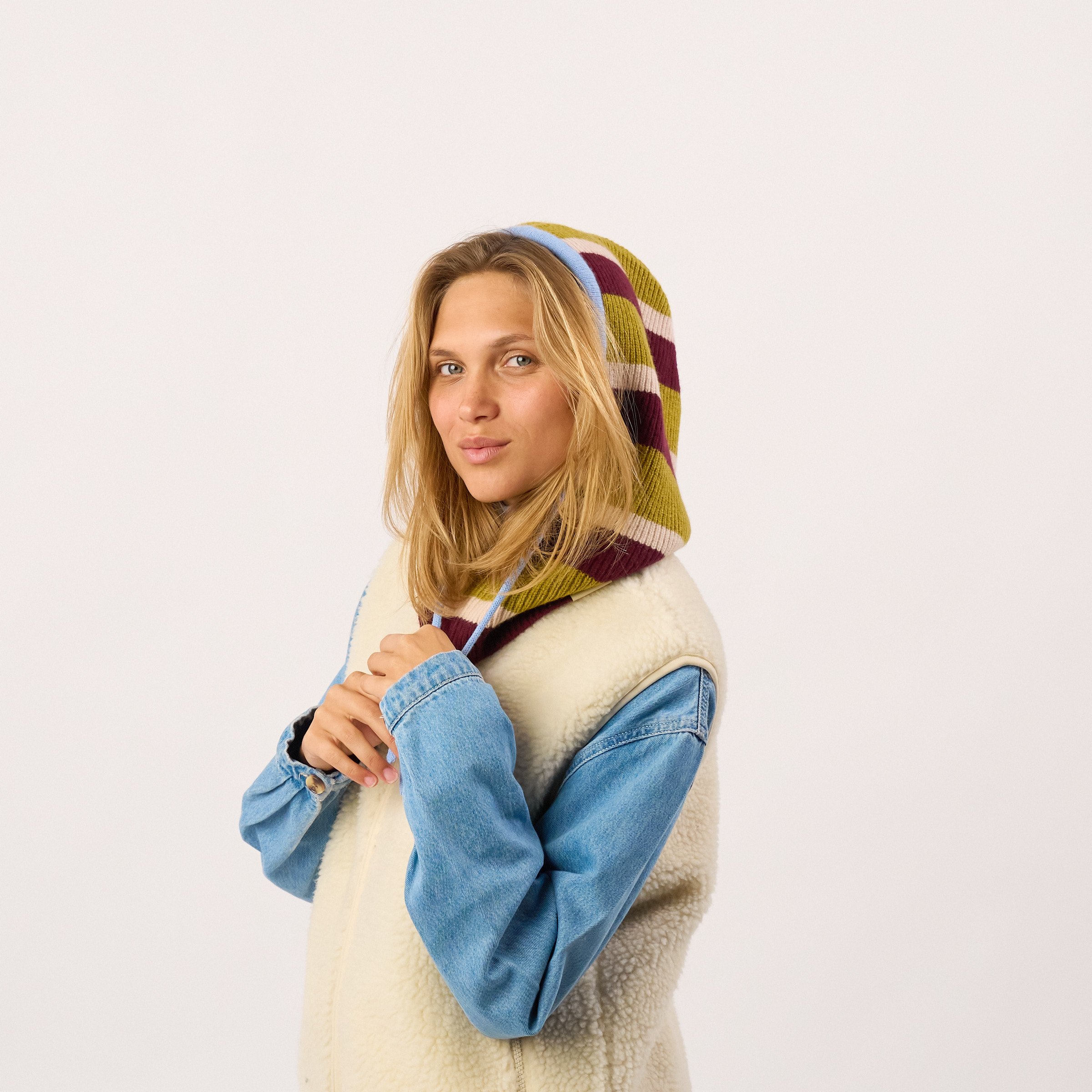 Wool balaclava BILLYBELT Green