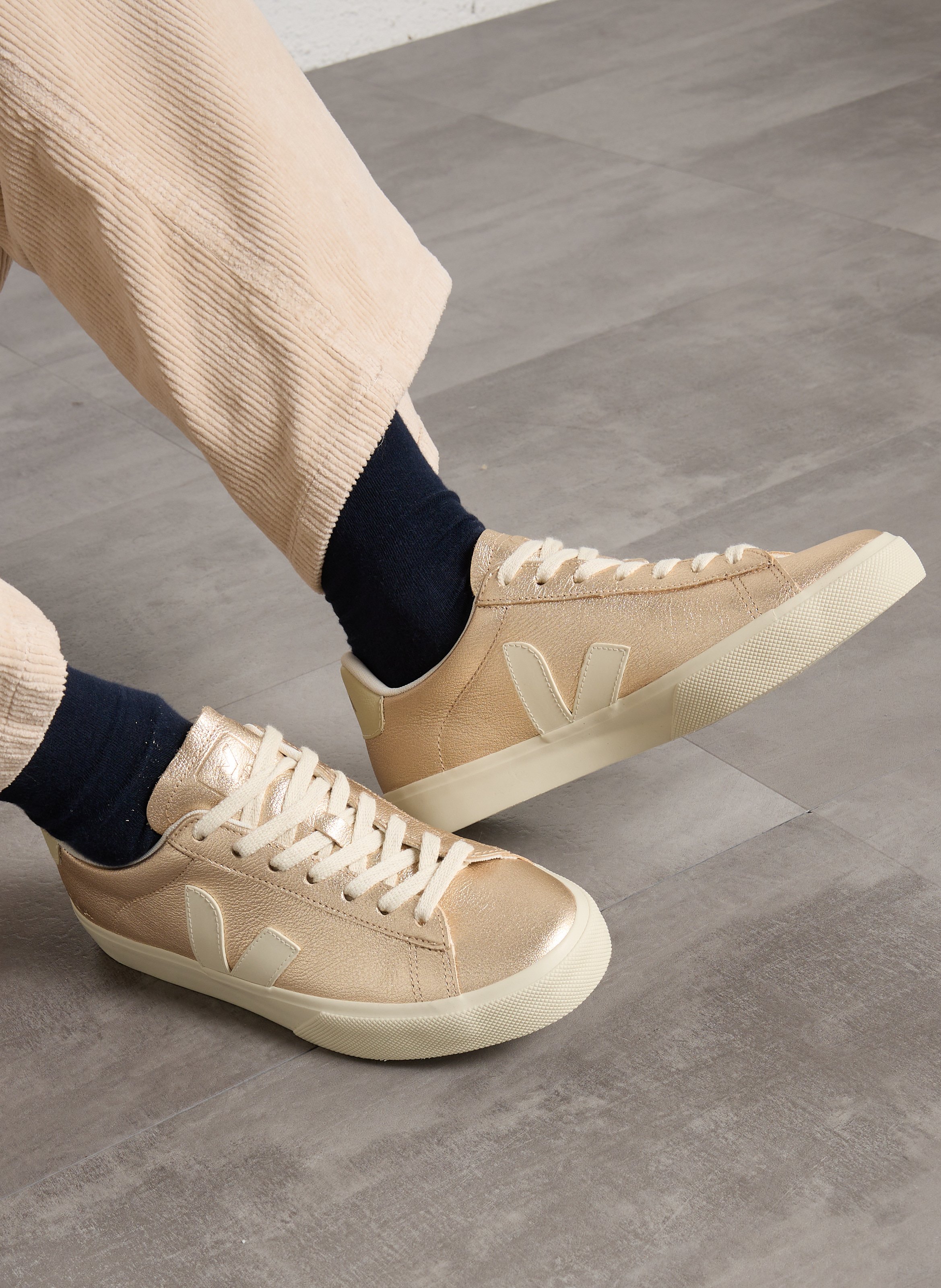 Niedrige Sneaker im Material-Mix VEJA Golden