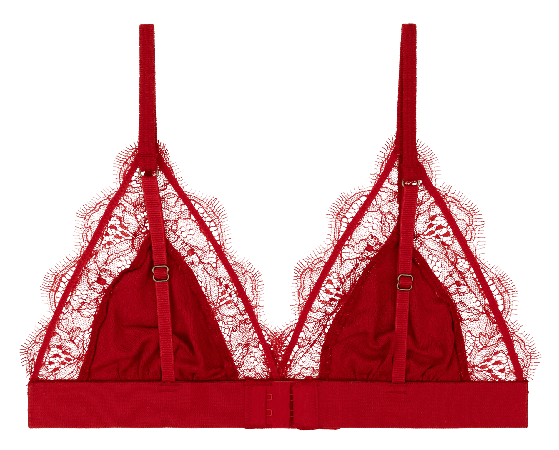 Soutien-gorge triangle à pois LOVE STORIES Rouge