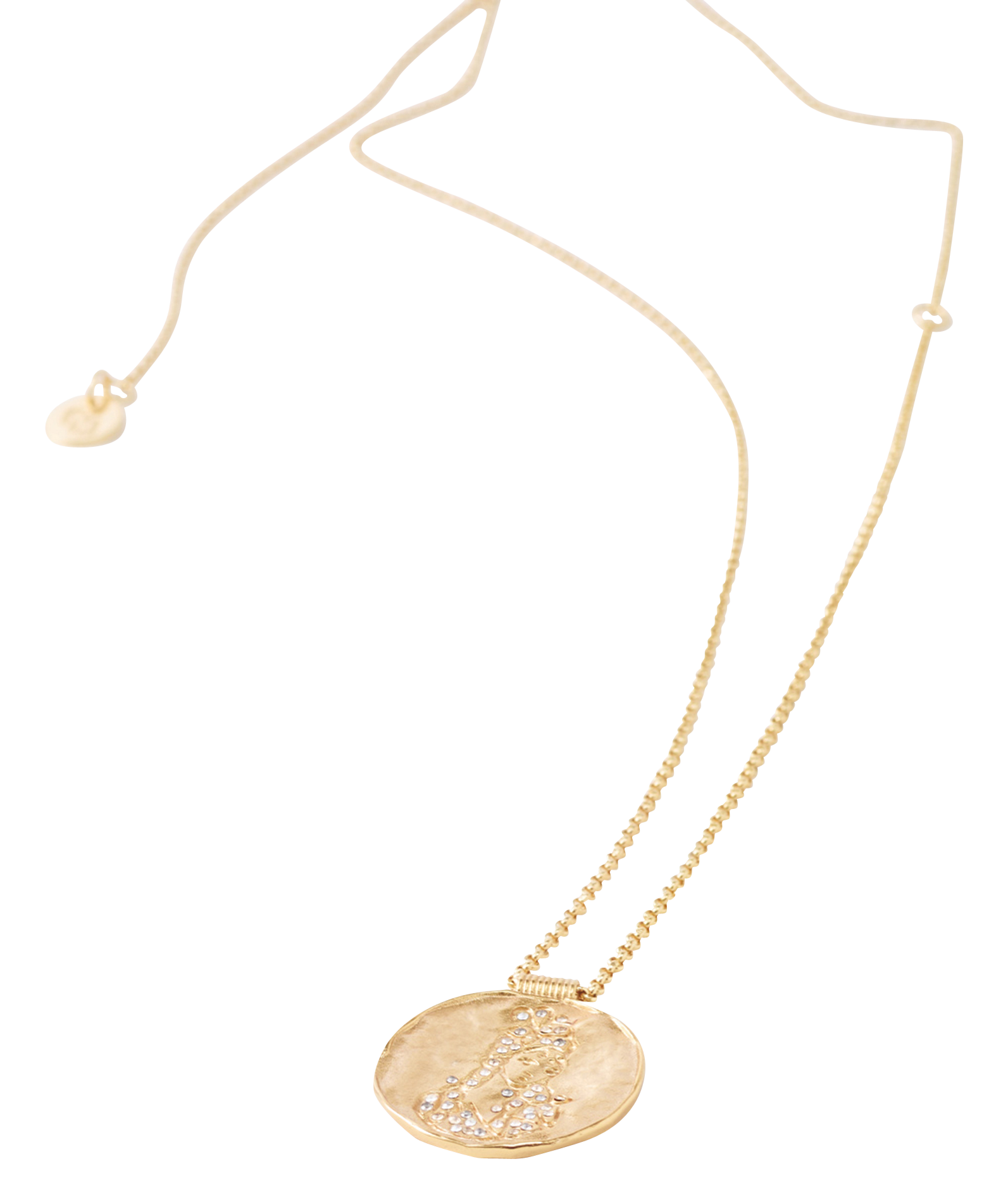 Halssnoer met medaillon met sterrenbeeld MAJE Goudkleurig