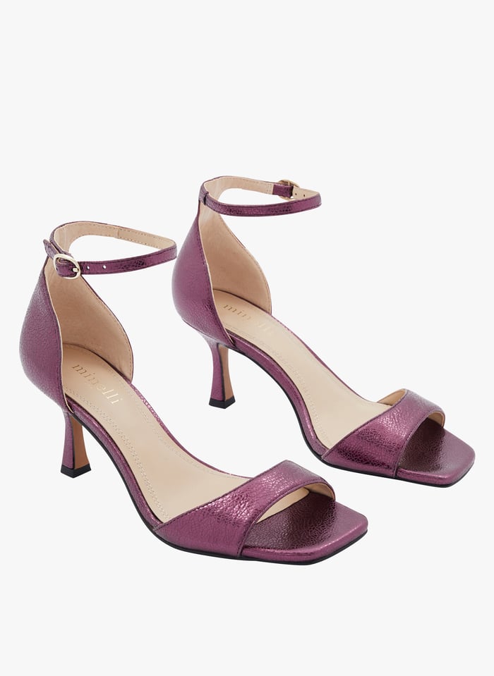 Mauve online heeled sandals