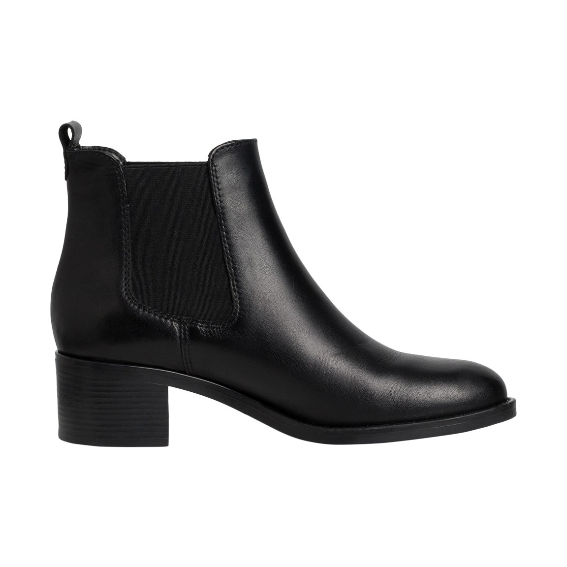 Chelsea leather ankle boots TAMARIS Black