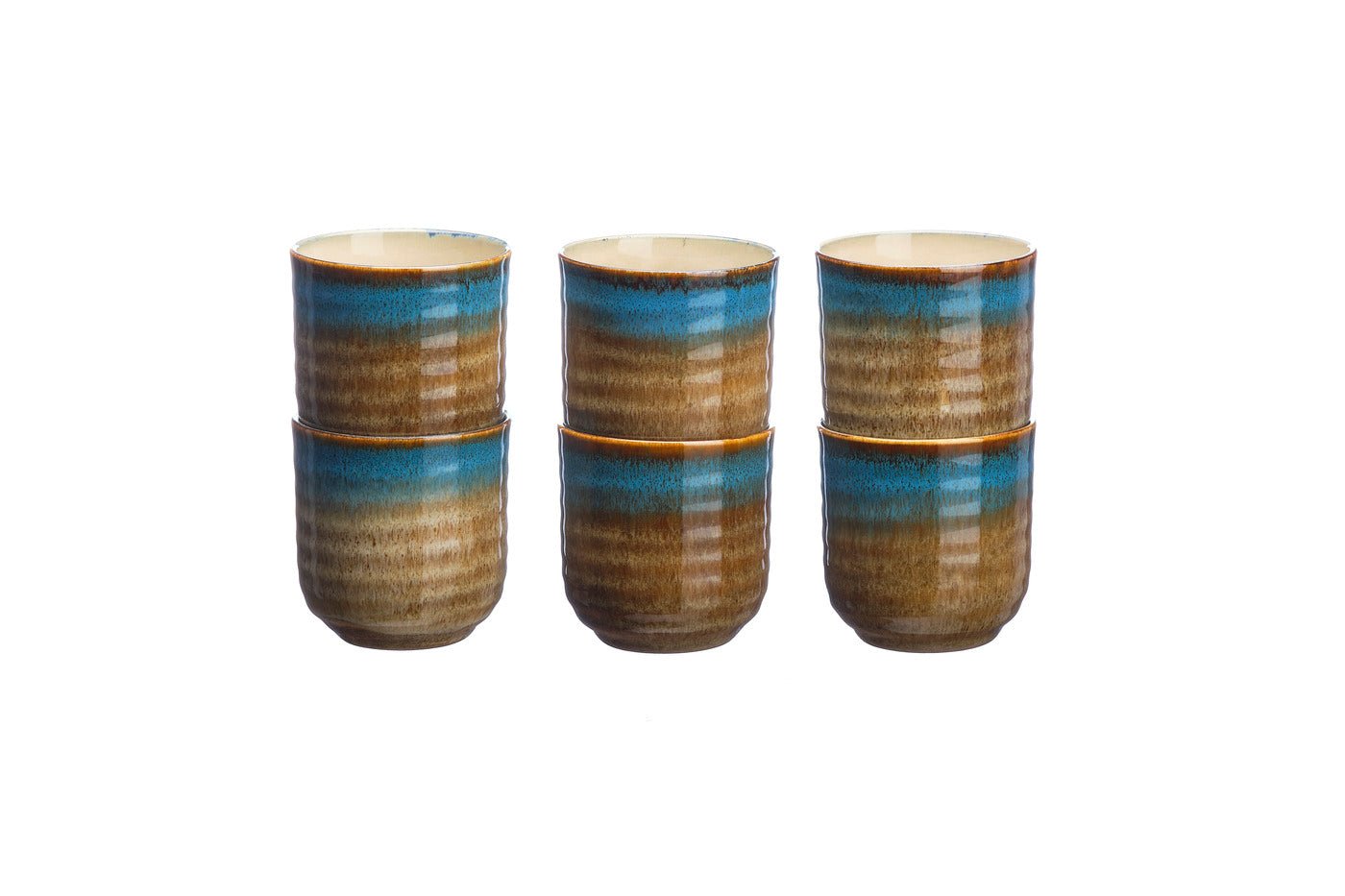 Island cup 15cl - 6 pieces - land & sea BJORN Brown