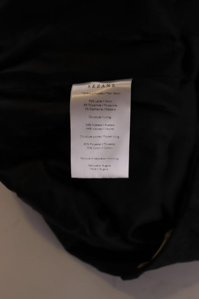 Alpha slim wool trousers SEZANE - Seconde main Grey