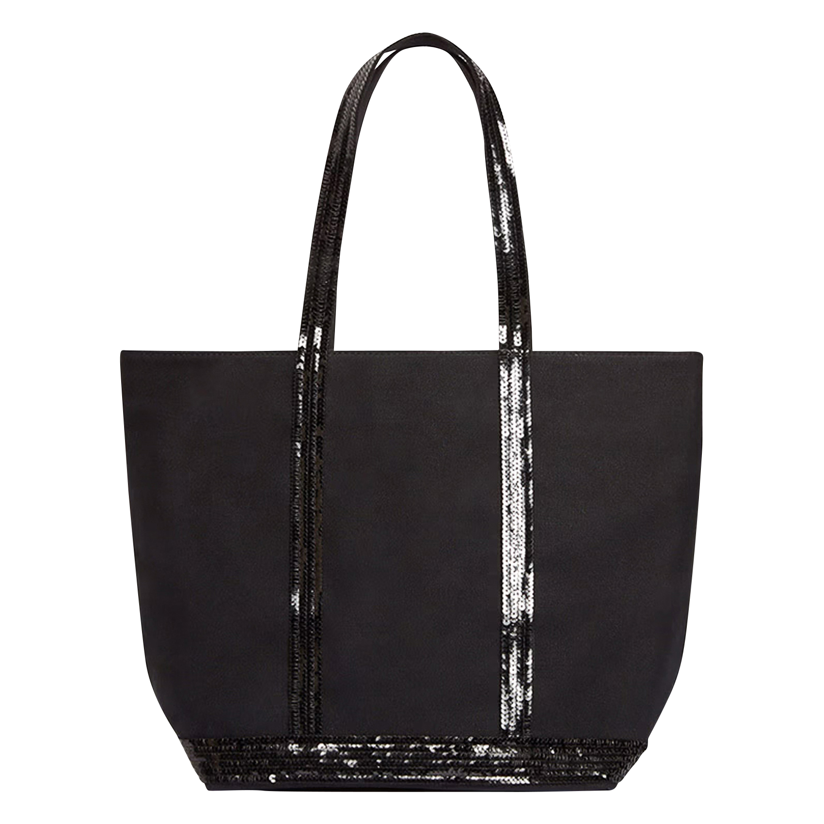 Spring Summer Printemps Vanessa Bruno Cotton Tote Bag Noir Vanessa