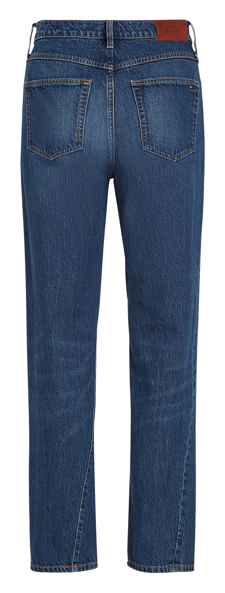 Jean droit en coton mélangé TOMMY HILFIGER Bleu