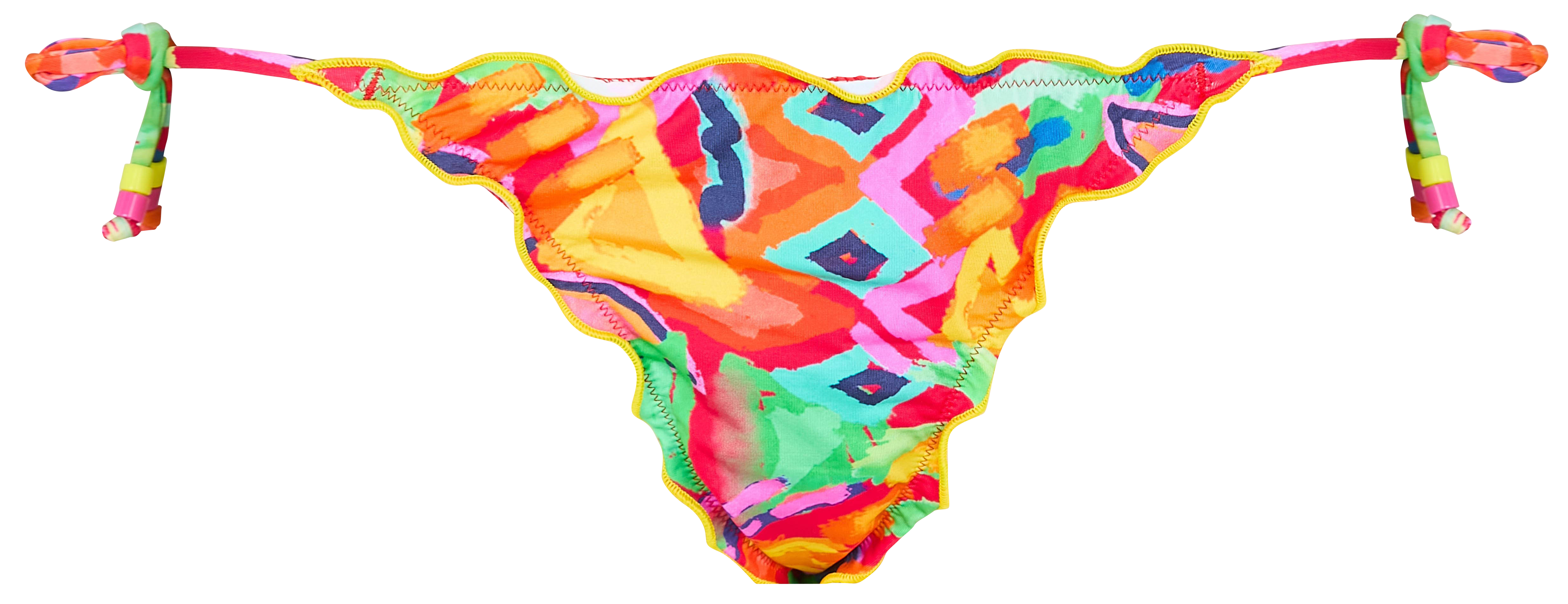 Printed bikini bottoms BANANA MOON Red