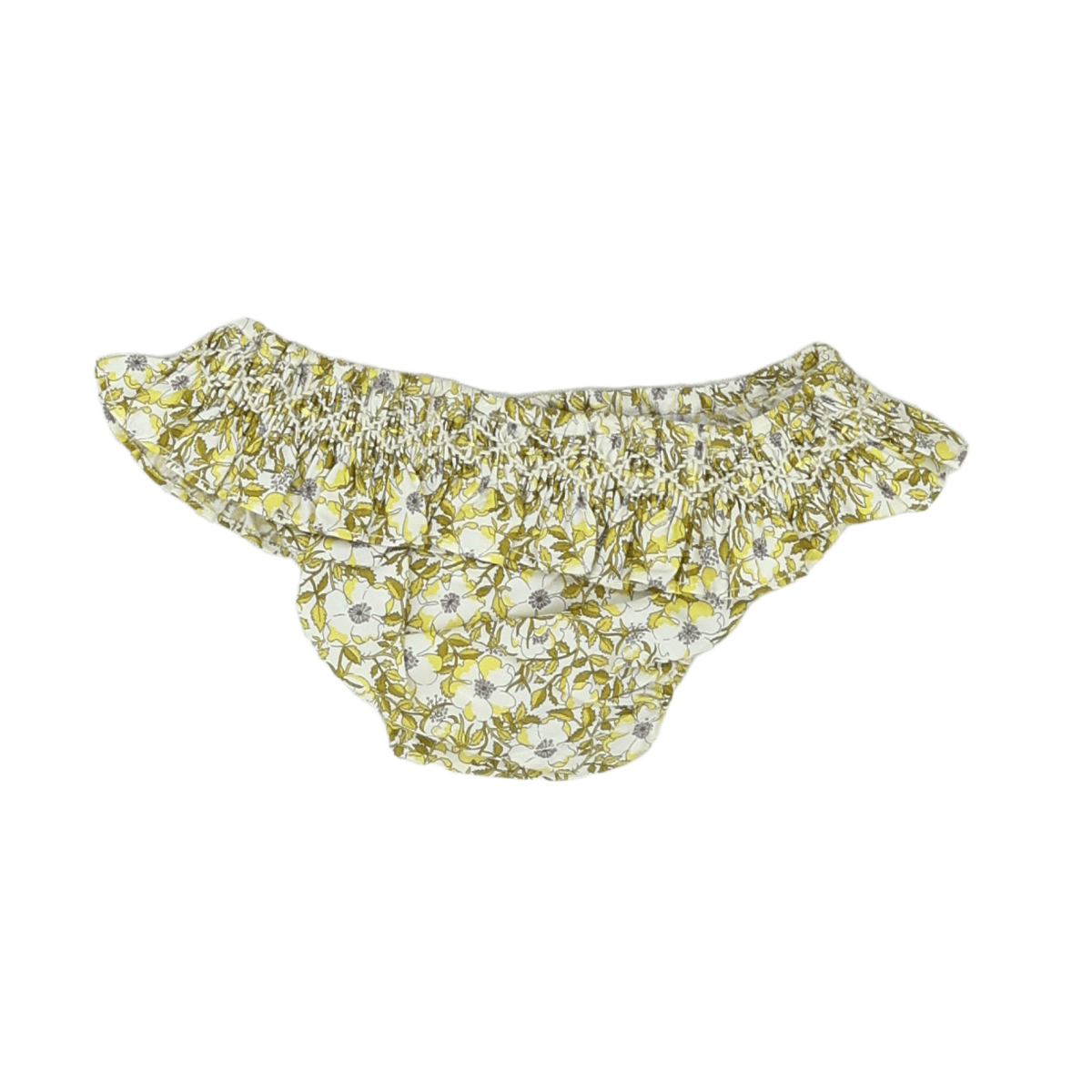 Yellow one-piece baby swimsuit - 18 months BONPOINT - Seconde Main Yellow