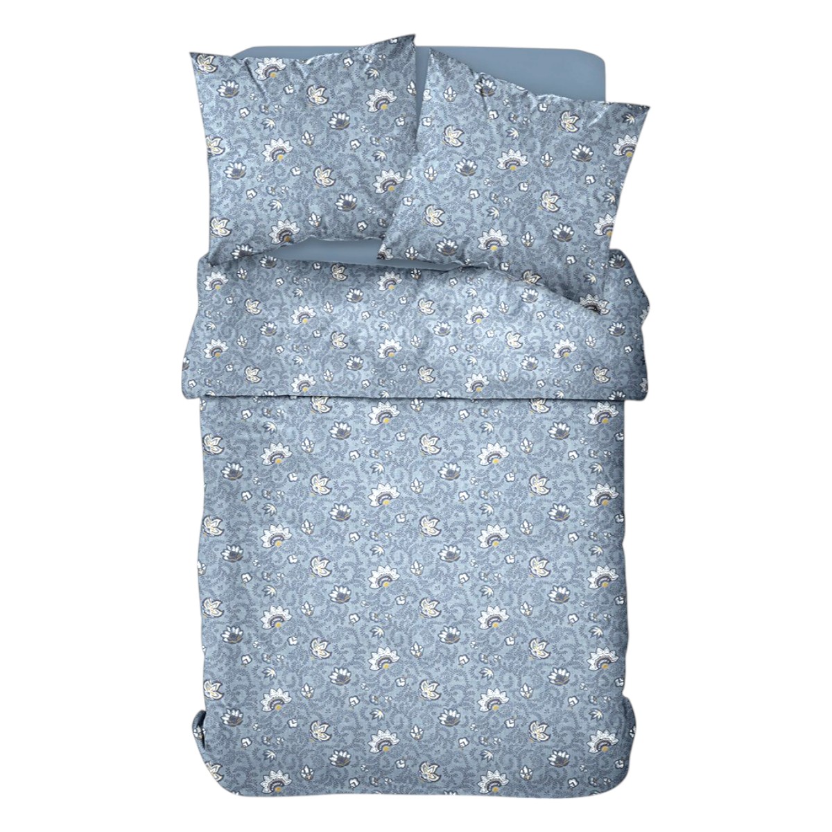 Printed cotton bed set TODAY LINGE DE MAISON Green