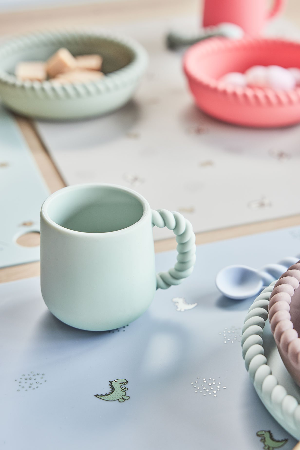 Silicone placemat OYOY LIVING DESIGN Blue