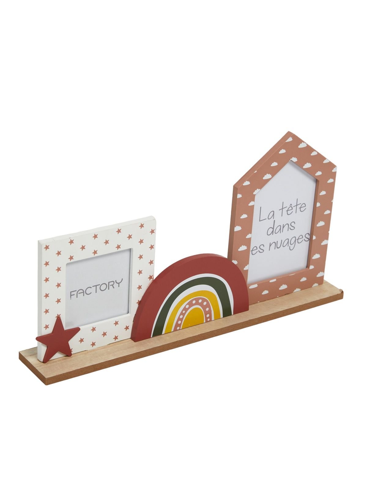 Cadre photo à poser en mdf FACTORY Rose