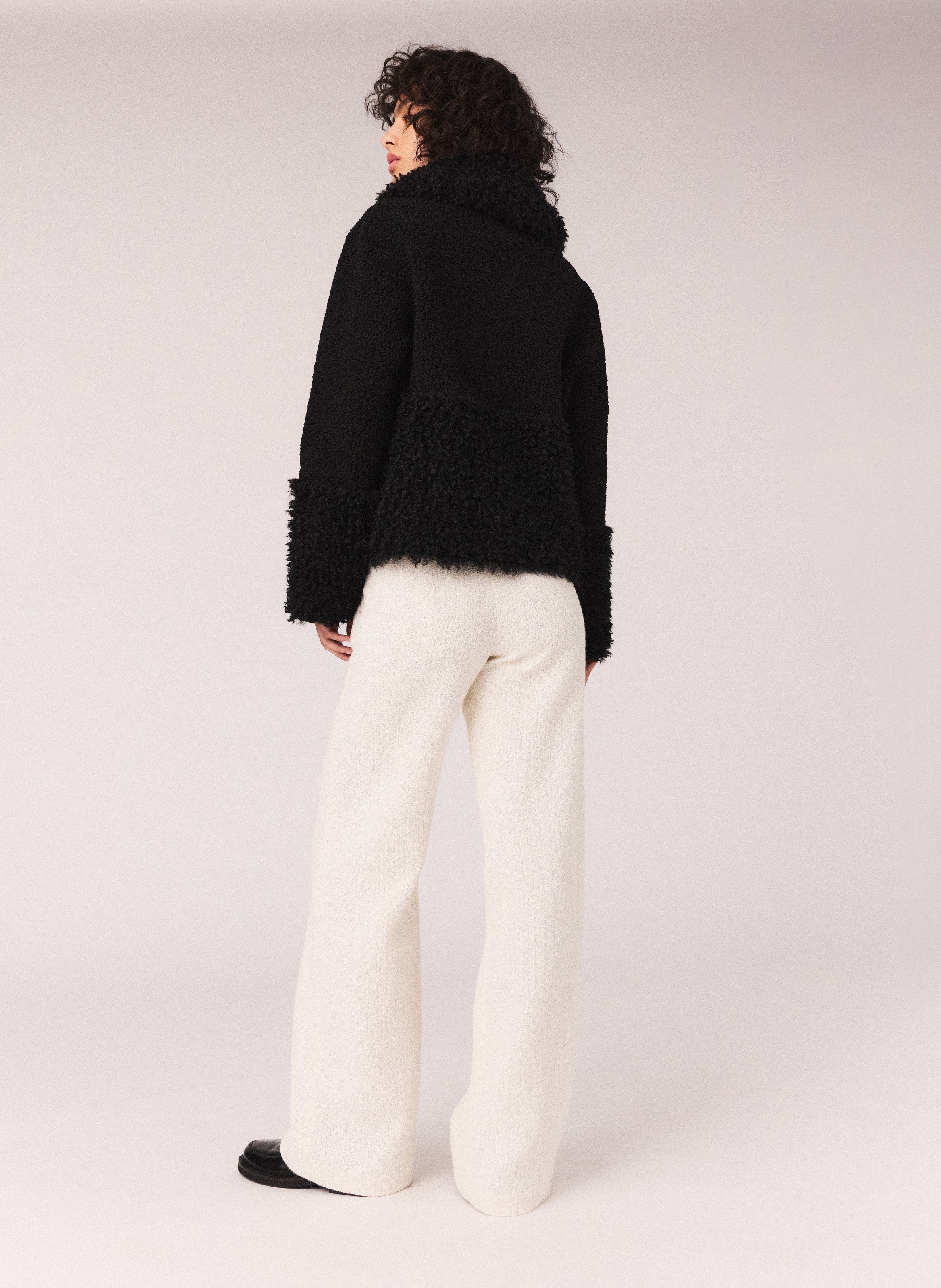 Blair Fancy straight jacket MAJE Black