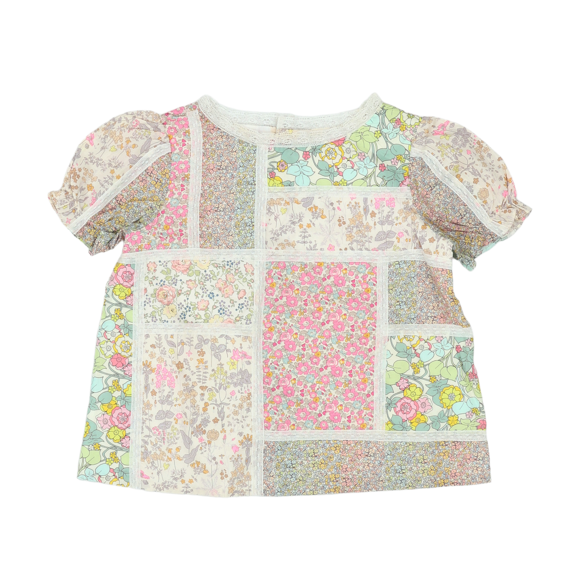 Multicolored child's blouse - 6 years BONPOINT - Seconde Main Multicolored