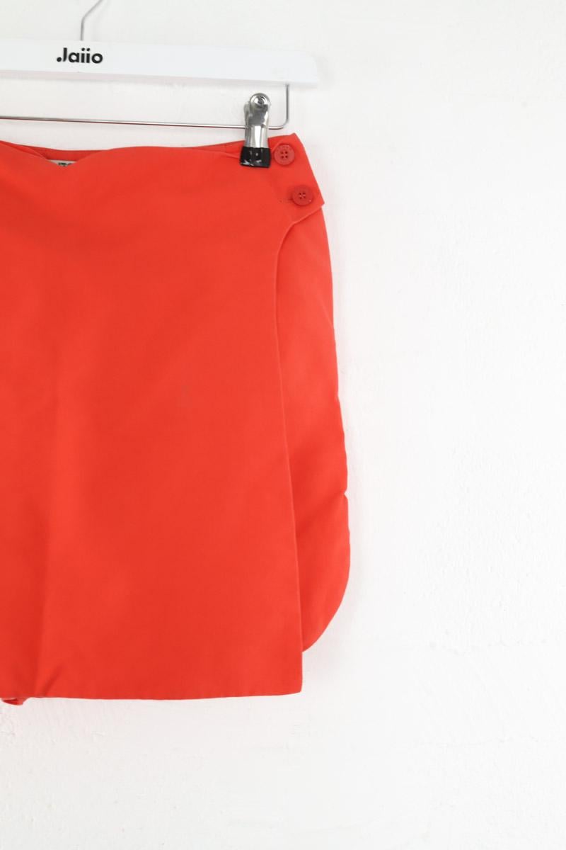 Cotton mini shorts KENZO - SECONDE MAIN Orange