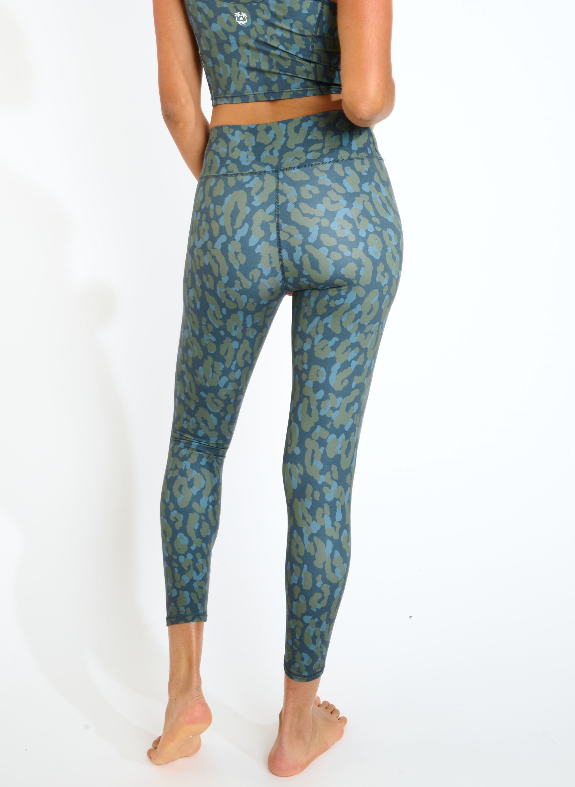 Bedruckte Leggings BANANA MOON Blau