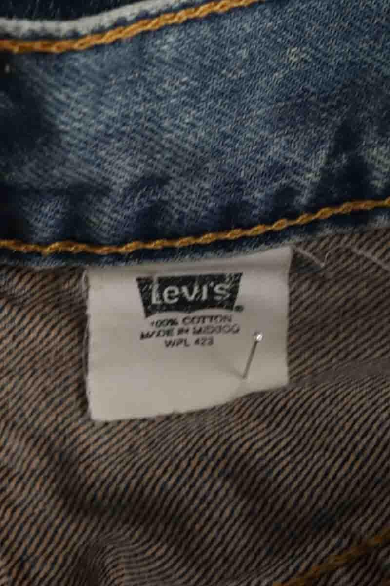 501? straight cotton jeans LEVI'S - Seconde main Blue