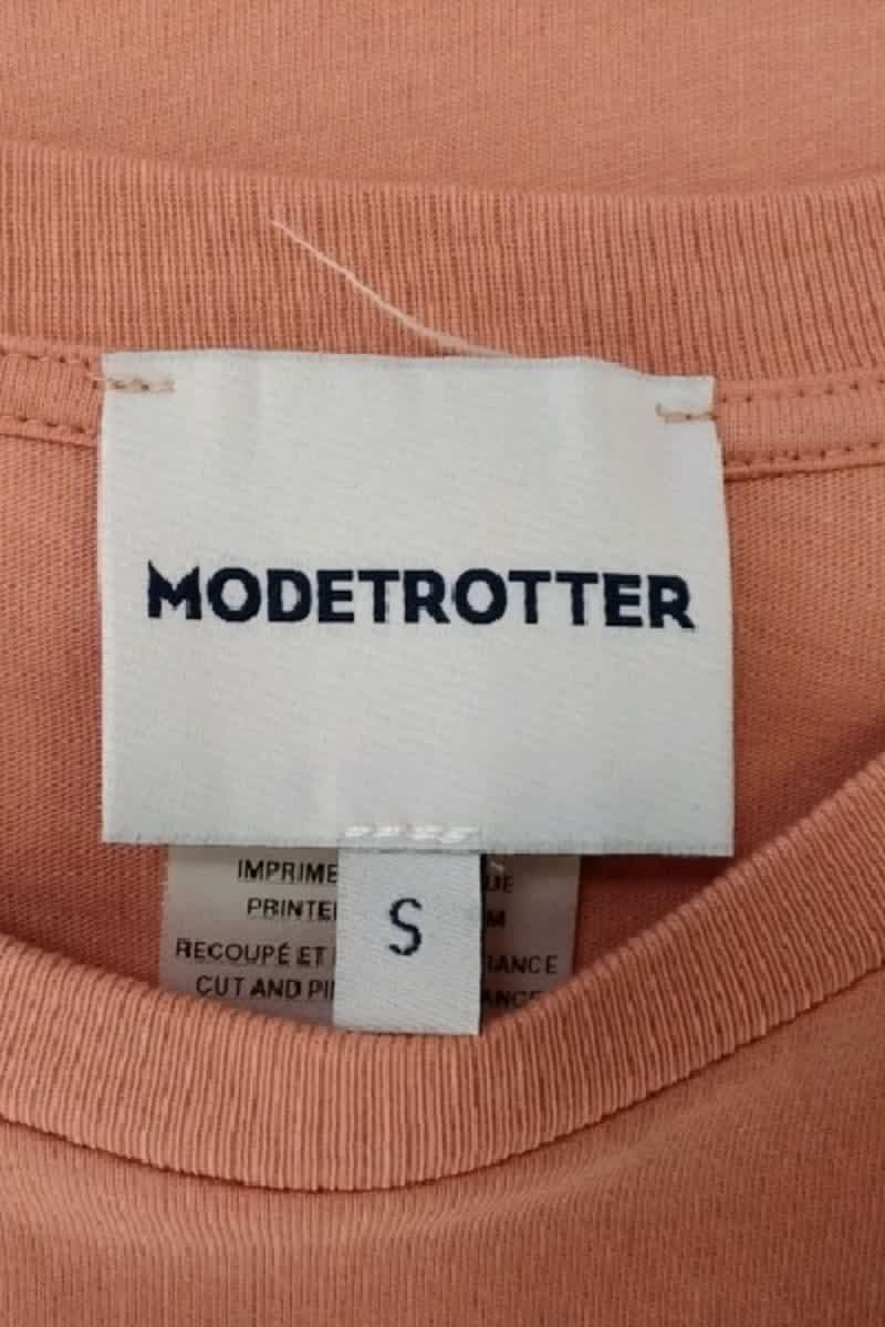 T-shirt MODETROTTER - Seconde Main Orange