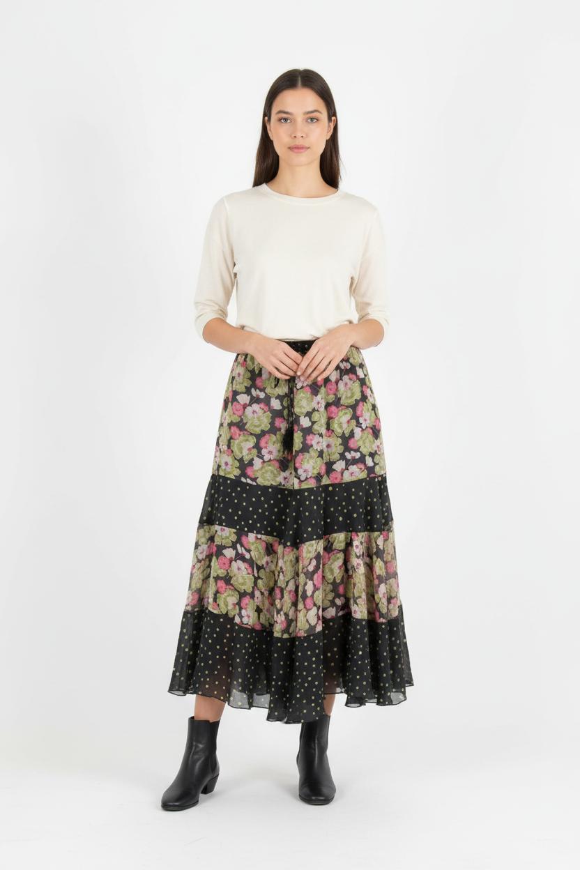 Long skirt MAX MARA - Seconde Main Multicolored