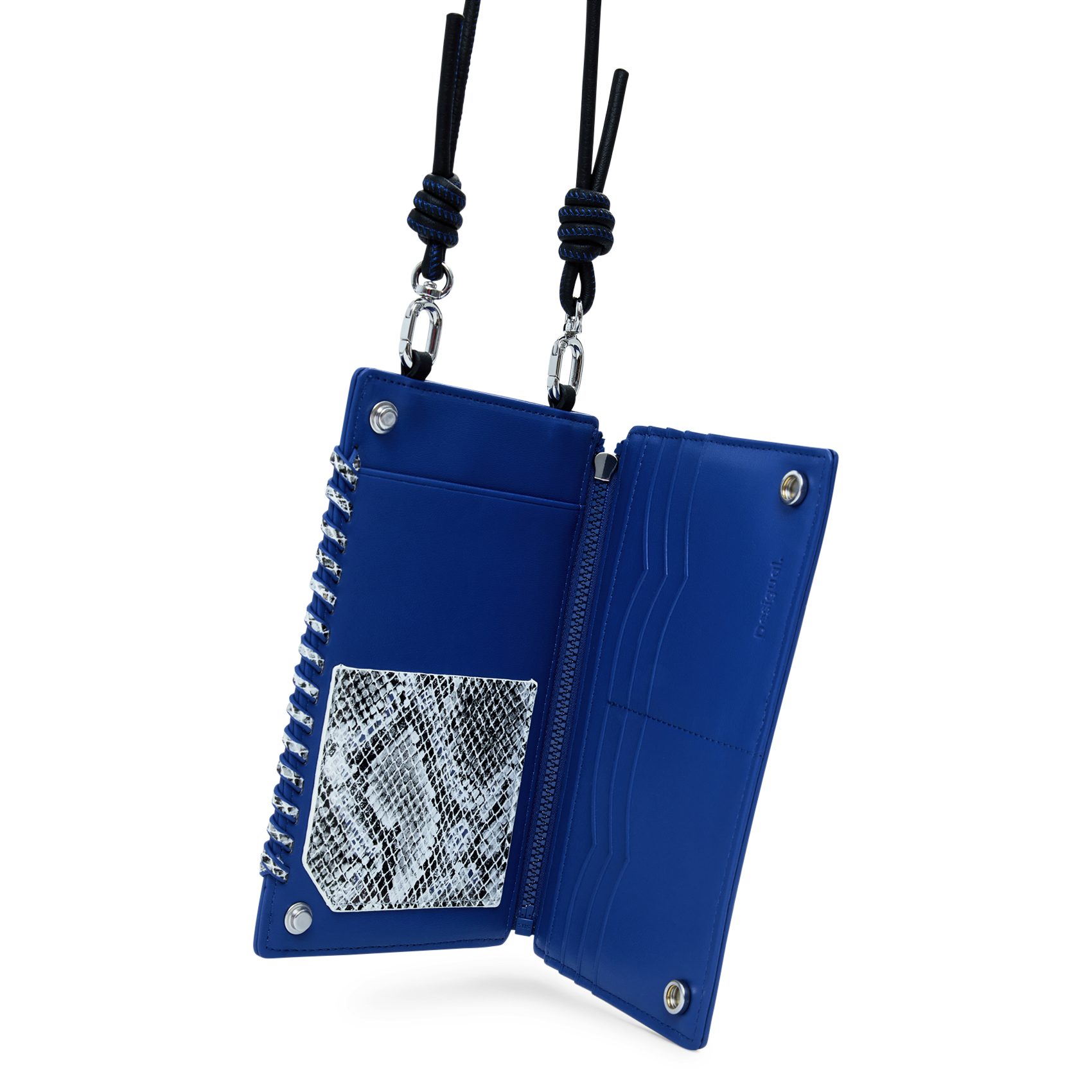 Pochette de téléphone effet cuir DESIGUAL Noir