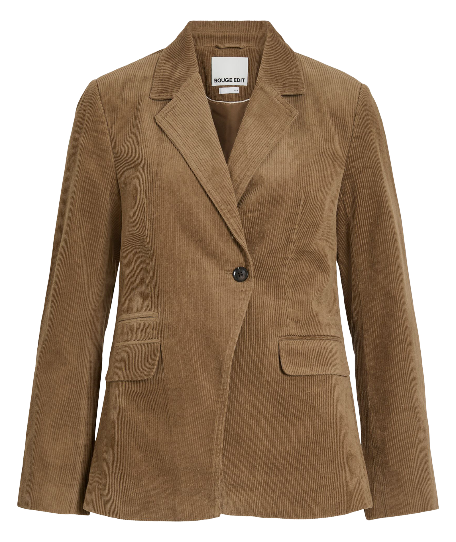 Blazer aus Baumwolle ROUGE EDIT Braun