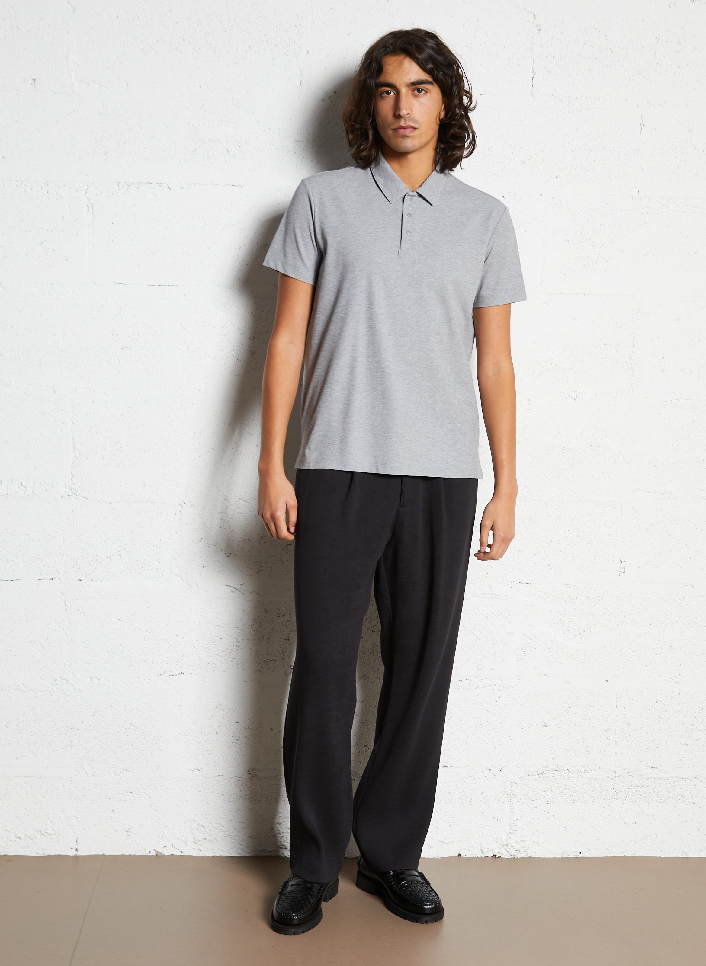 Straight polo shirt IKKS Grey