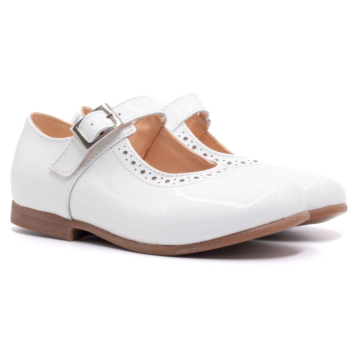 Chaussure ceremonie fille Boni & Sidonie Blanc