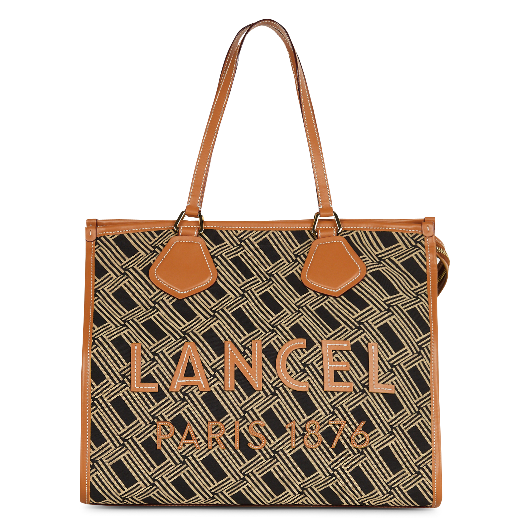 Monogramm-Ledertasche LANCEL Mehrfarbig