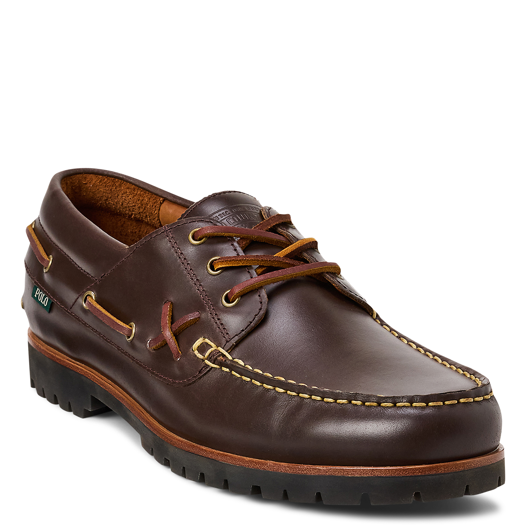 Arthus leather Derby shoes  POLO RALPH LAUREN Brown