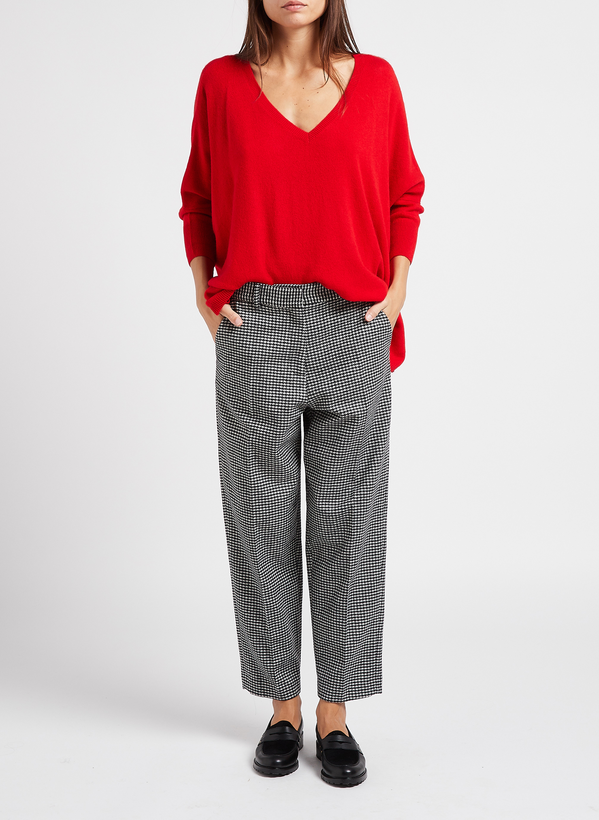 Rechte broek | wolblend MARGAUX LONNBERG Grijs