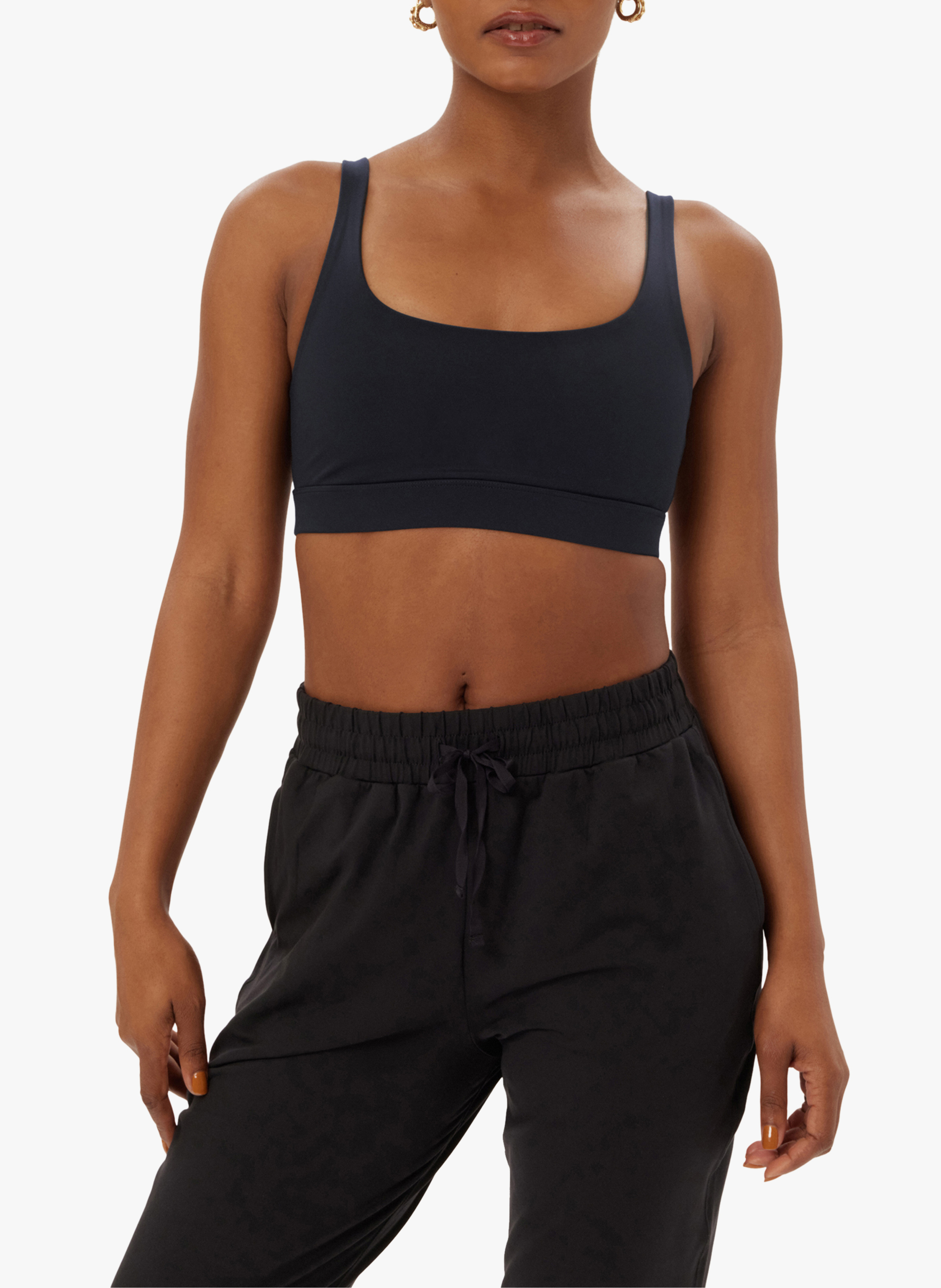 Brassière à dos nageur GIRLFRIEND COLLECTIVE Noir