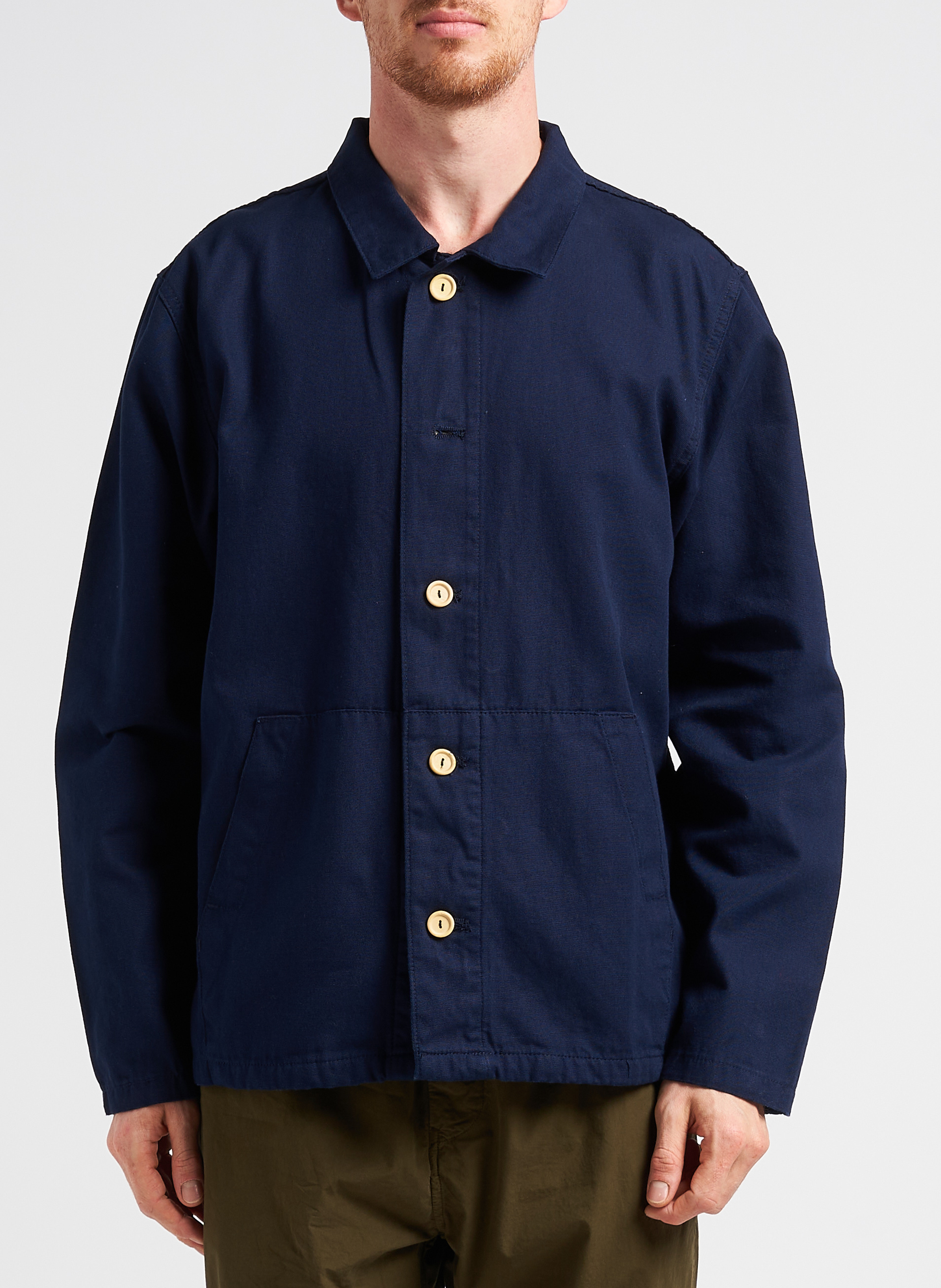 Veste droite  col classique droite en coton ARMOR LUX Bleu