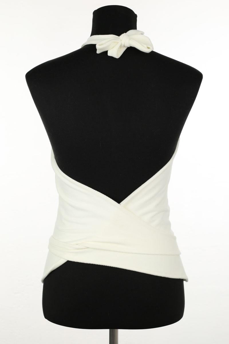 Azawood sleeveless top SEZANE - Seconde main White