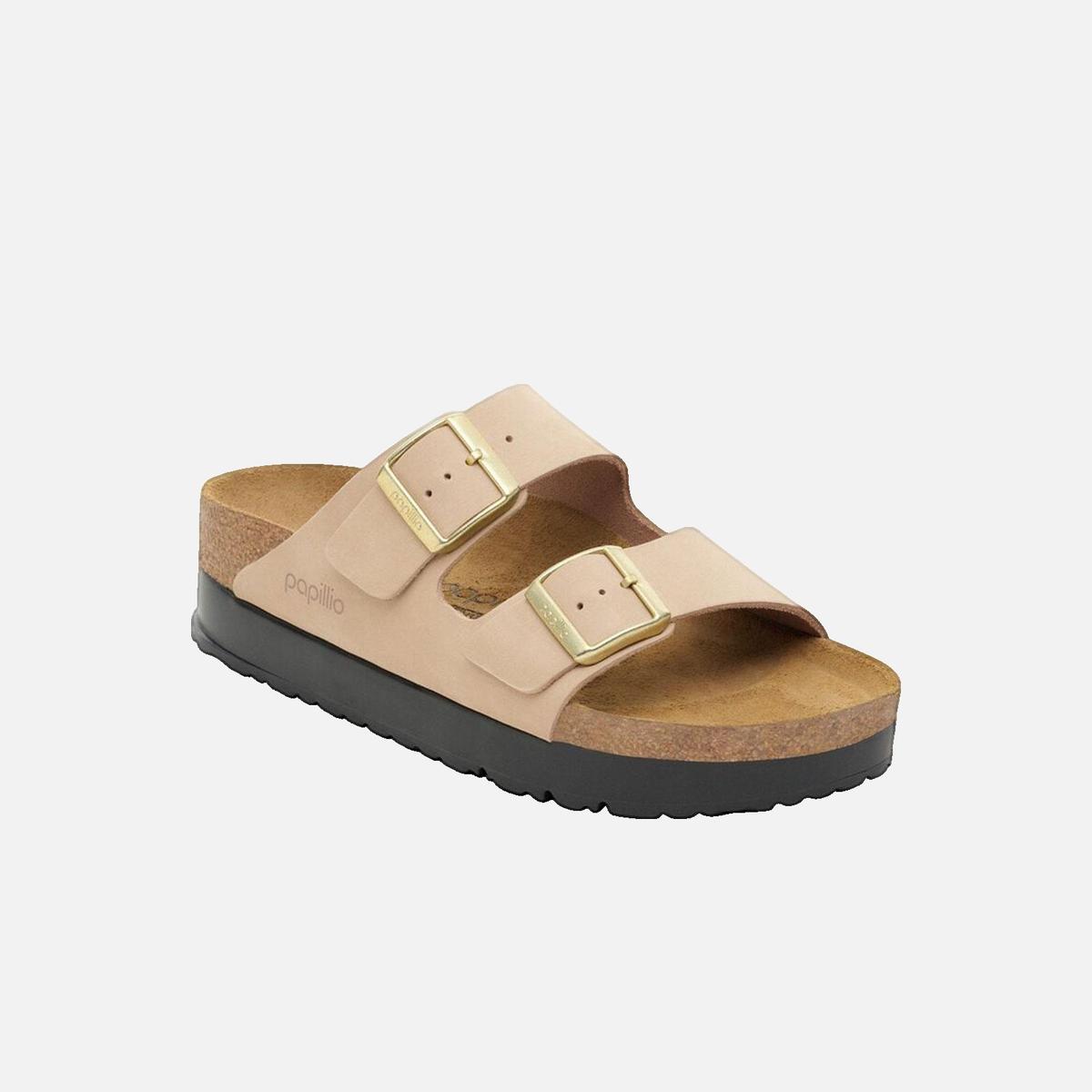 Sandales plates BIRKENSTOCK Beige