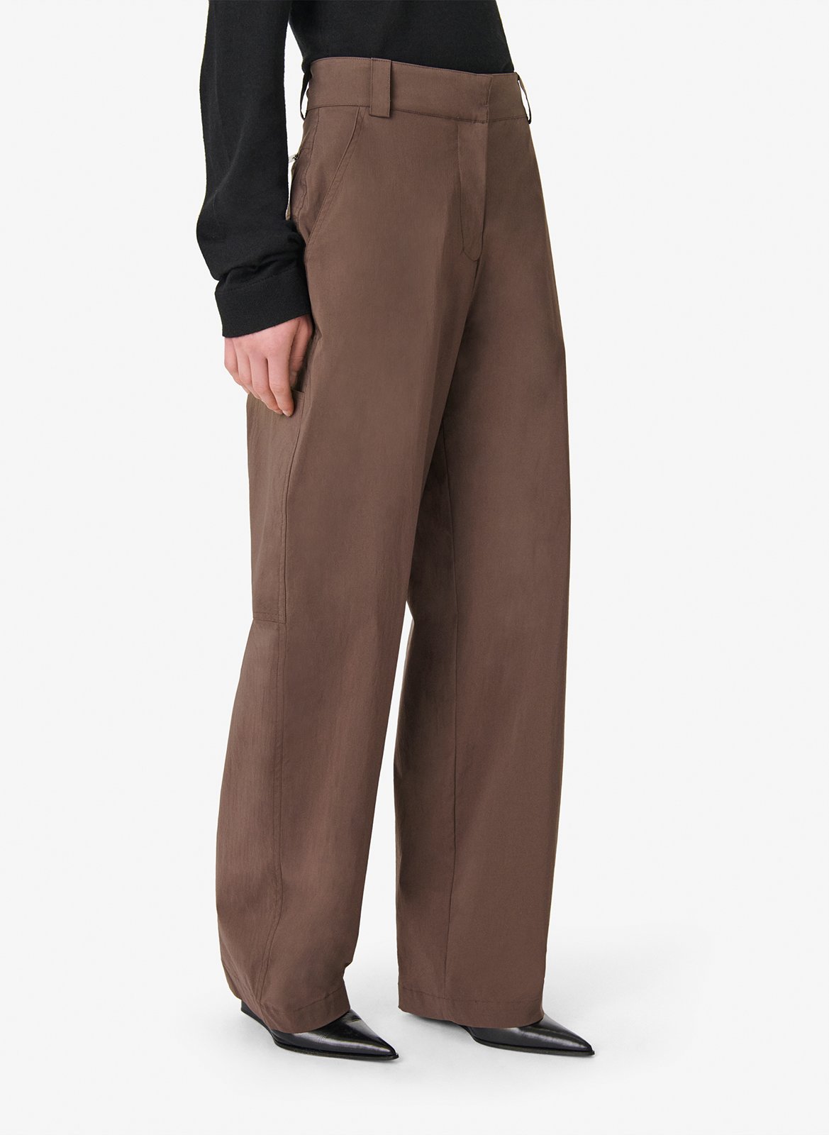 Wide-leg pants IRO Brown