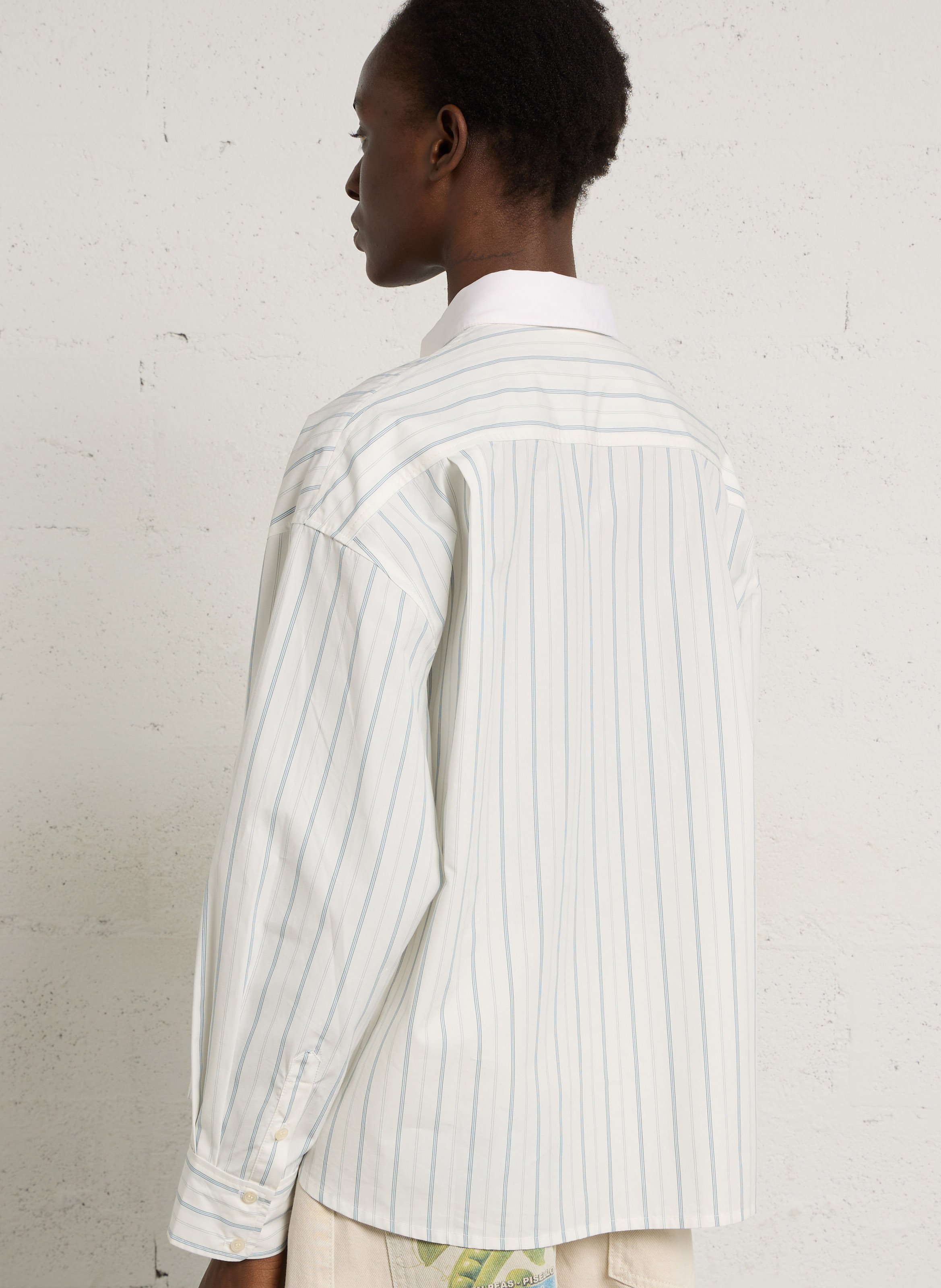 Oversize-Bluse aus Baumwolle SOEUR Beige